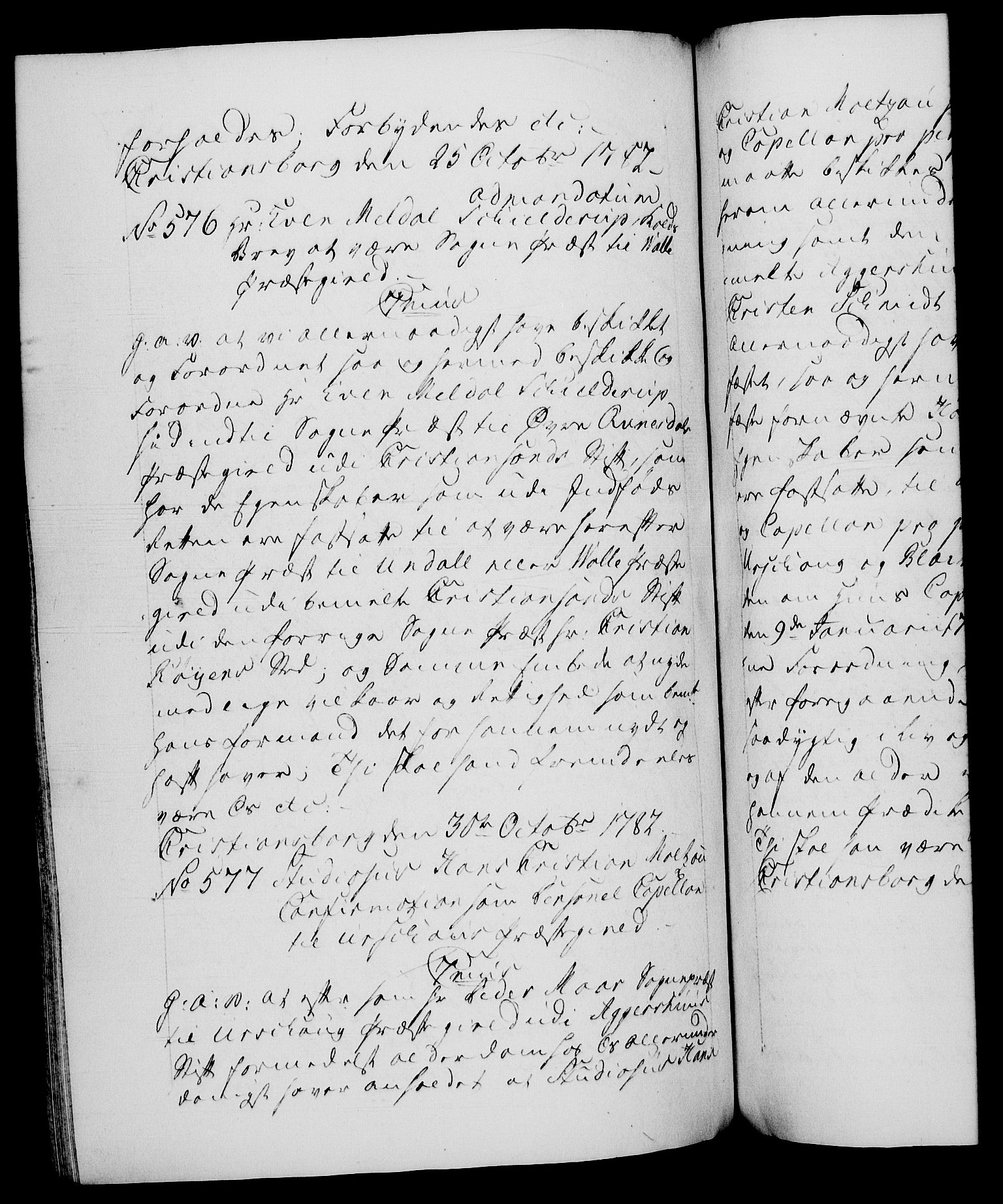 Danske Kanselli 1572-1799, AV/RA-EA-3023/F/Fc/Fca/Fcaa/L0049: Norske registre, 1782-1783, p. 327b