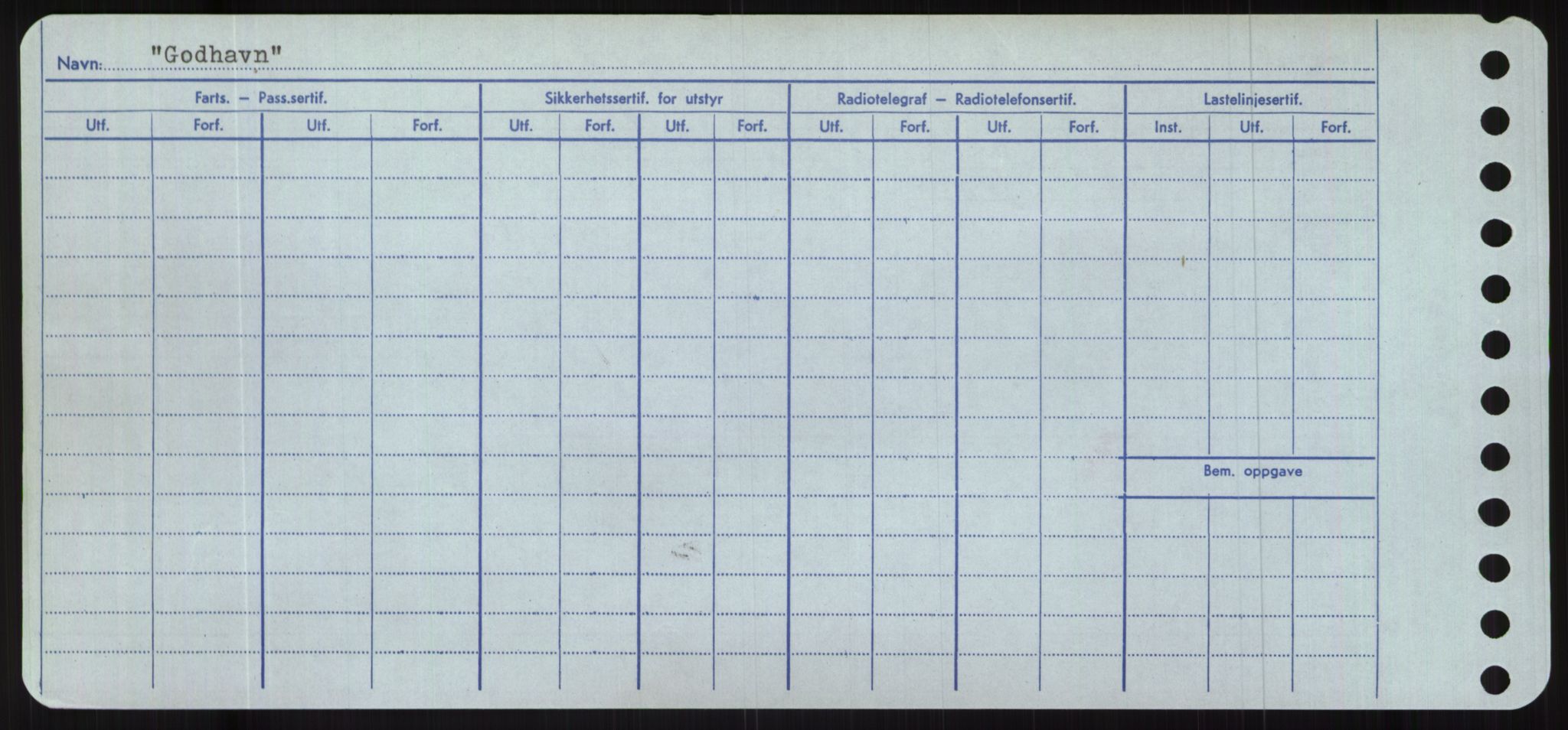 Sjøfartsdirektoratet med forløpere, Skipsmålingen, RA/S-1627/H/Hc/L0001: Lektere, A-Y, p. 208