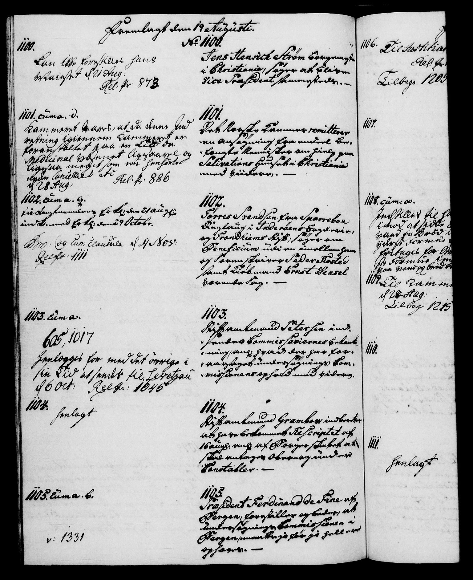 Danske Kanselli 1572-1799, AV/RA-EA-3023/I/Ia/L0002: 3. departements journal, 1772