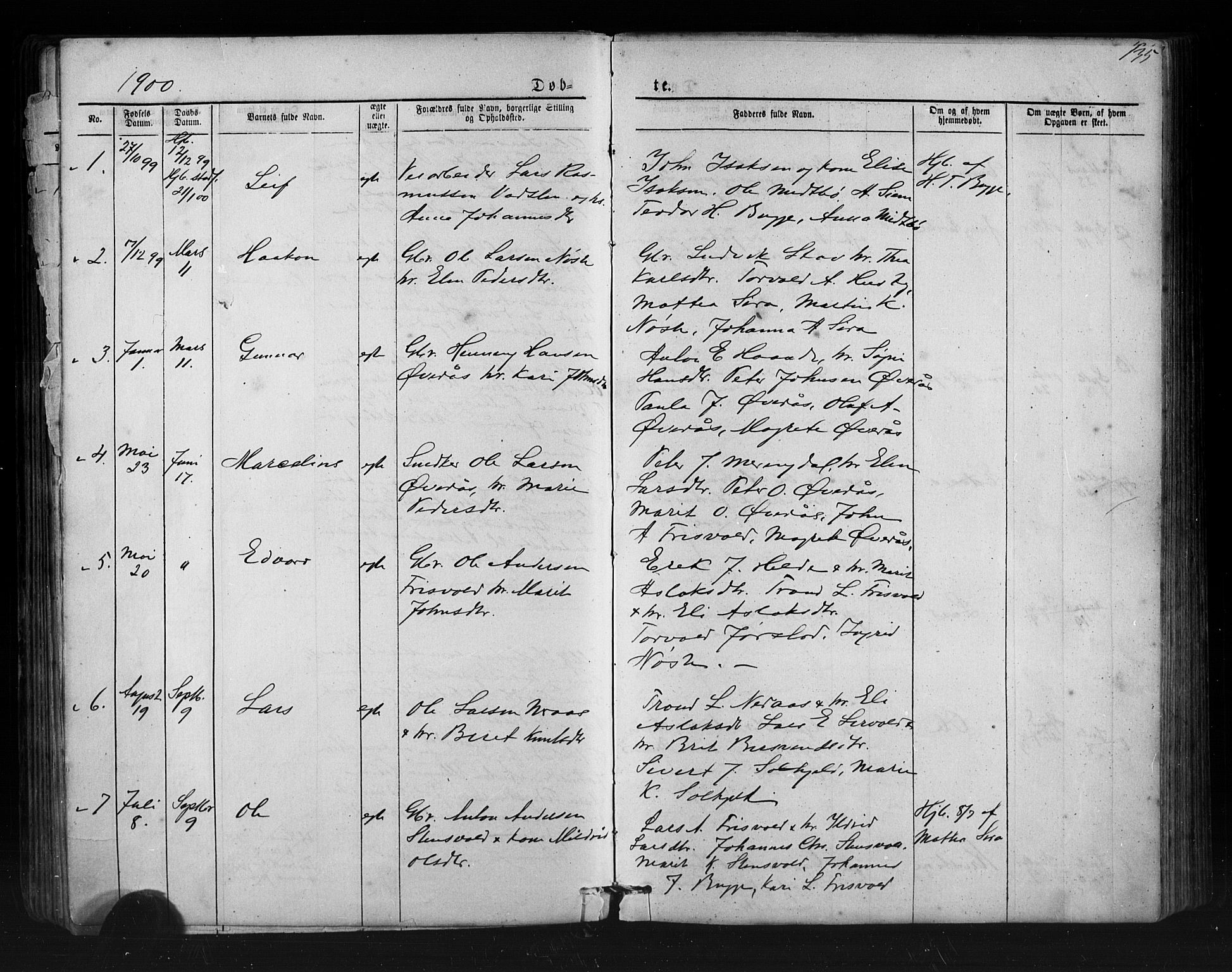 Ministerialprotokoller, klokkerbøker og fødselsregistre - Møre og Romsdal, SAT/A-1454/552/L0638: Parish register (copy) no. 552C01, 1867-1902, p. 135