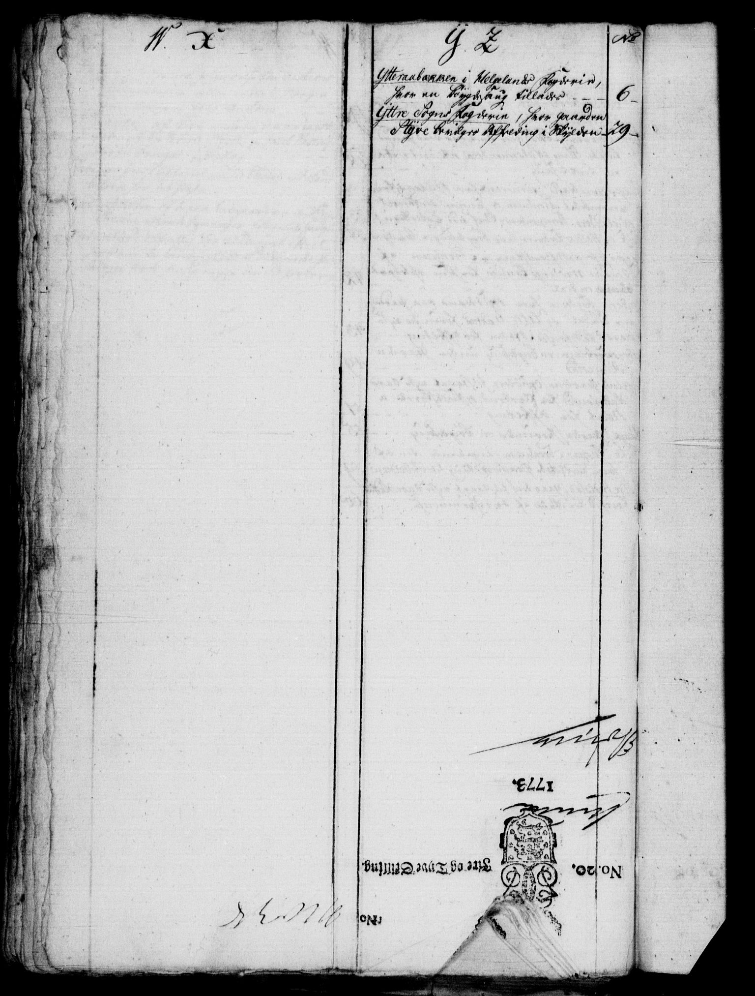 Rentekammeret, Kammerkanselliet, RA/EA-3111/G/Gf/Gfb/L0010: Register til norske relasjons- og resolusjonsprotokoller (merket RK 52.105), 1775-1780, p. 50