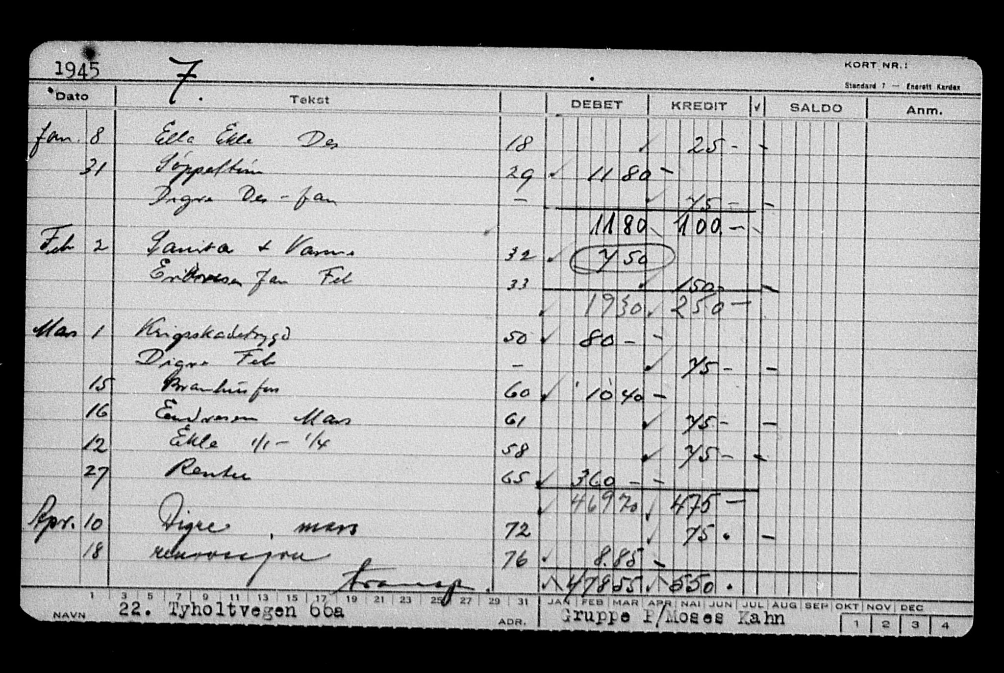 Justisdepartementet, Tilbakeføringskontoret for inndratte formuer, AV/RA-S-1564/H/Hc/Hca/L0900: --, 1945-1947, p. 193