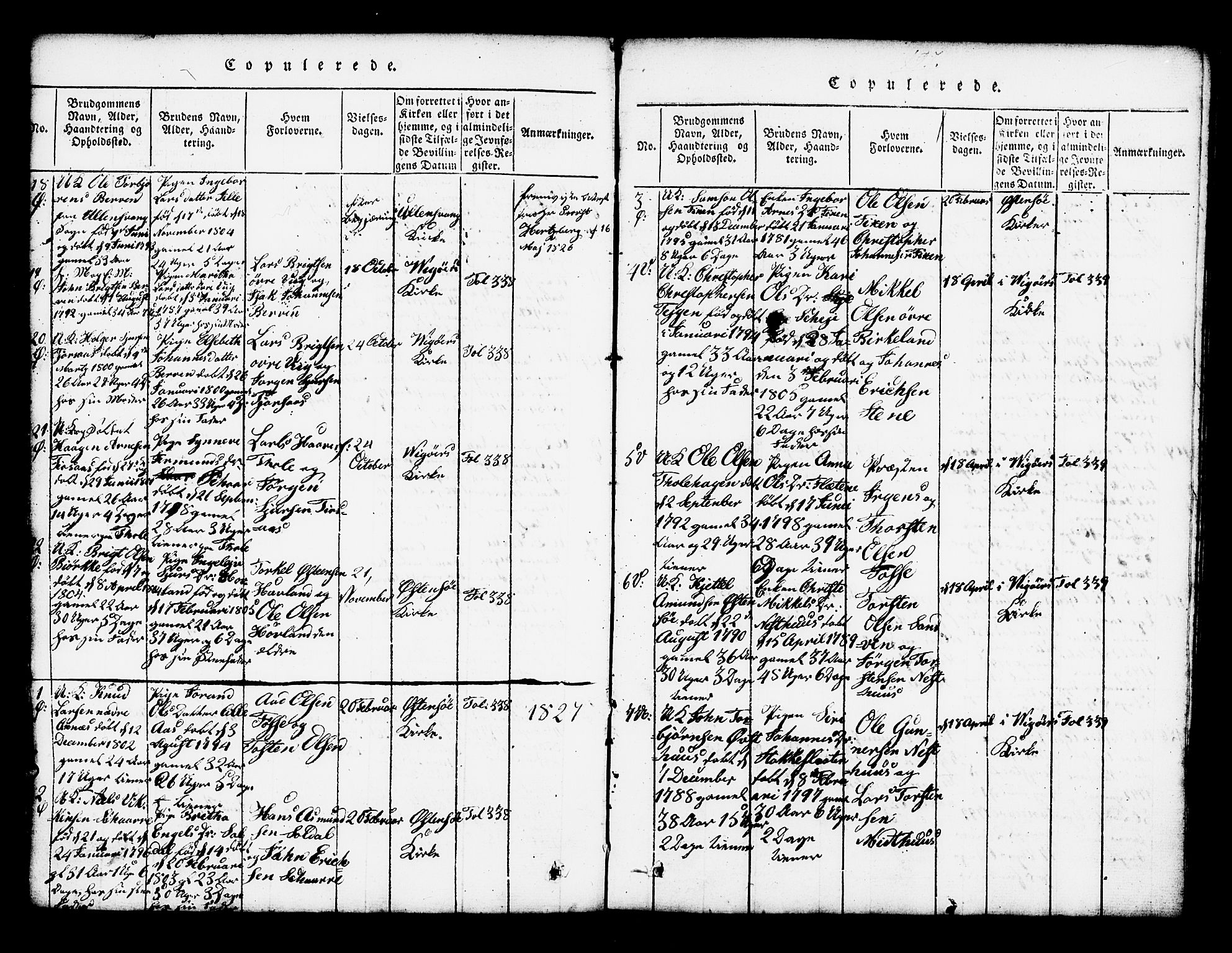 Kvam sokneprestembete, AV/SAB-A-76201/H/Haa: Parish register (official) no. A 6, 1818-1832, p. 197