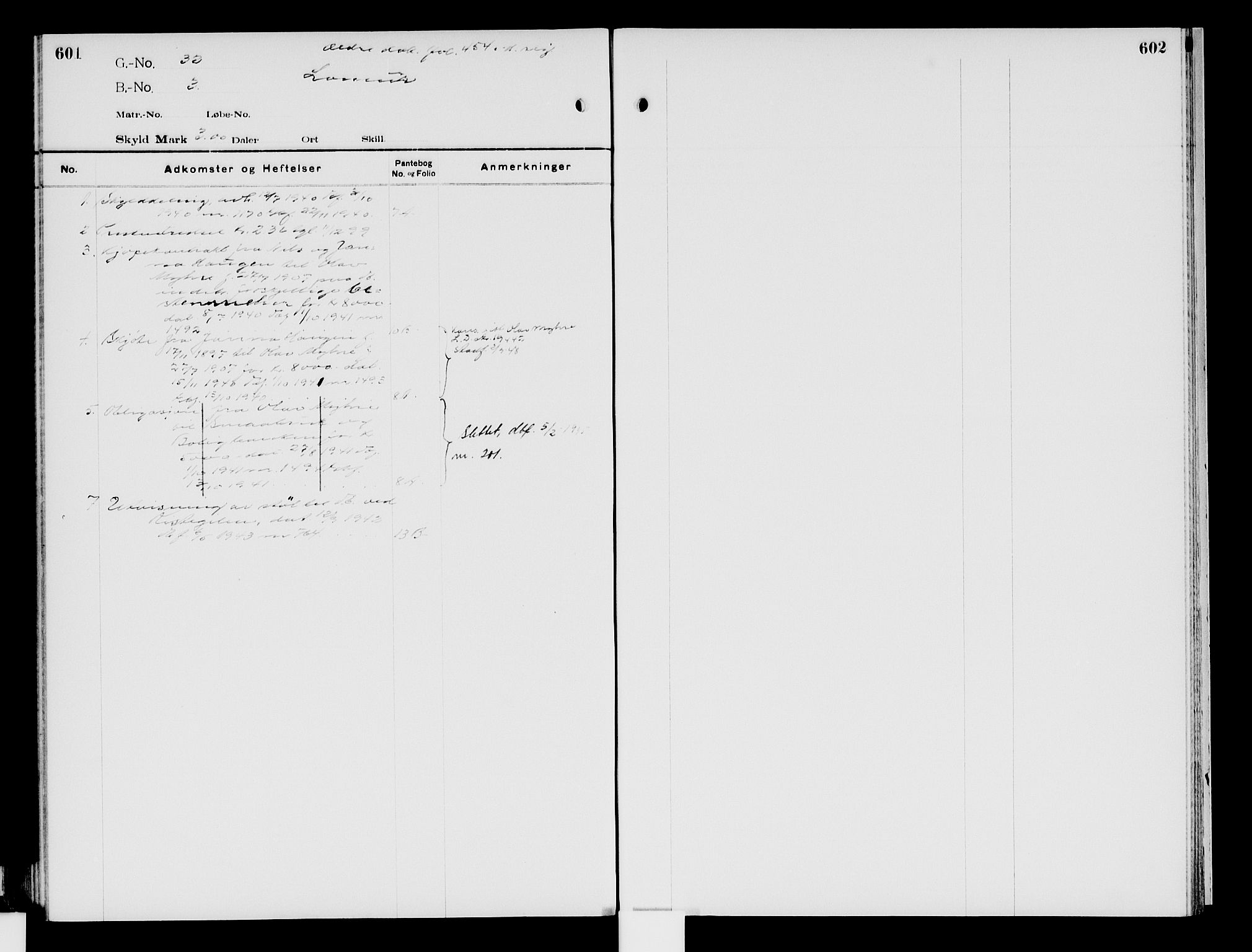 Valdres sorenskriveri, AV/SAH-TING-016/H/Ha/Hae/L0014: Mortgage register no. 5.14, 1924-1940, p. 601-602