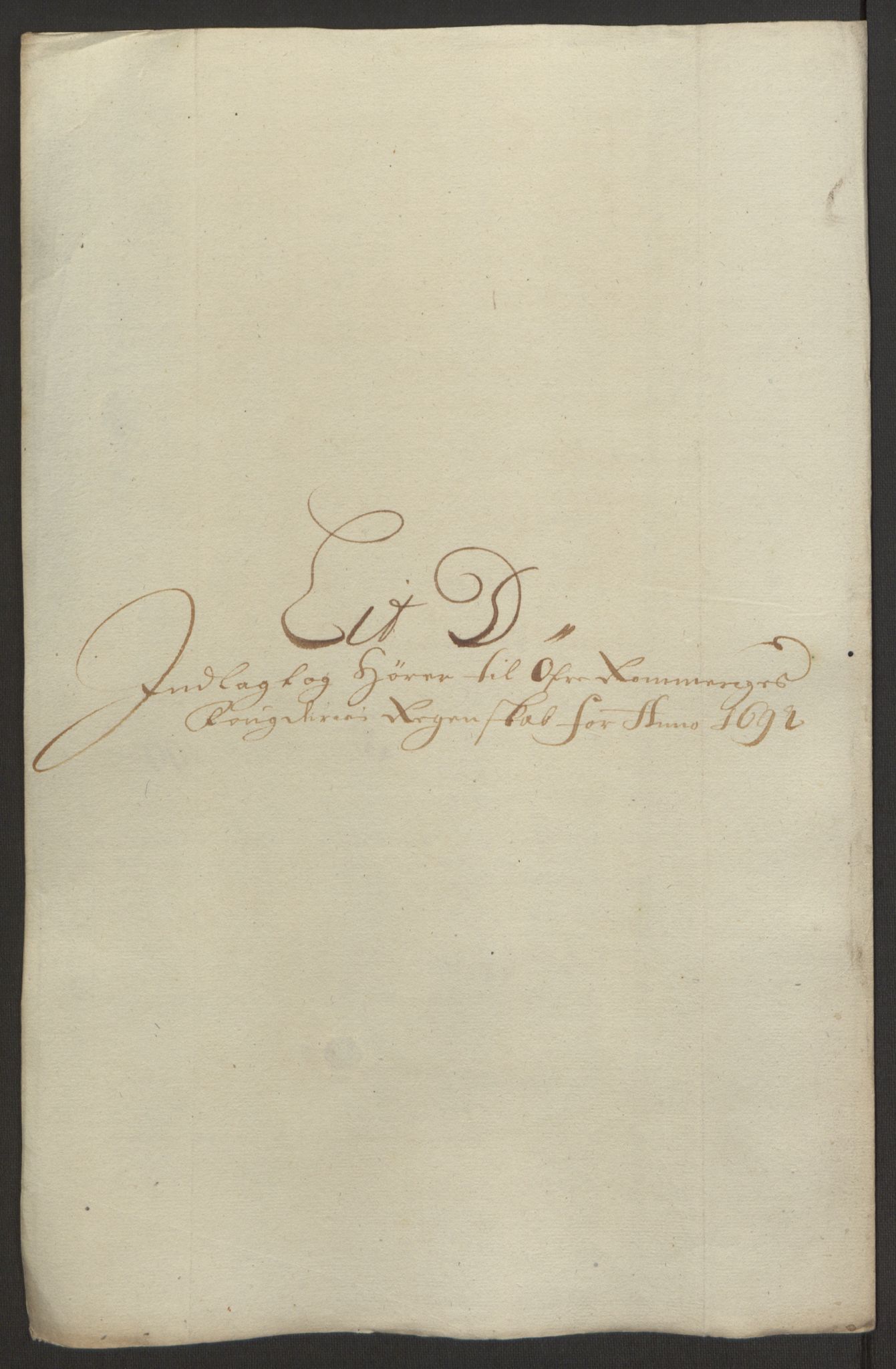 Rentekammeret inntil 1814, Reviderte regnskaper, Fogderegnskap, AV/RA-EA-4092/R12/L0704: Fogderegnskap Øvre Romerike, 1692, p. 49