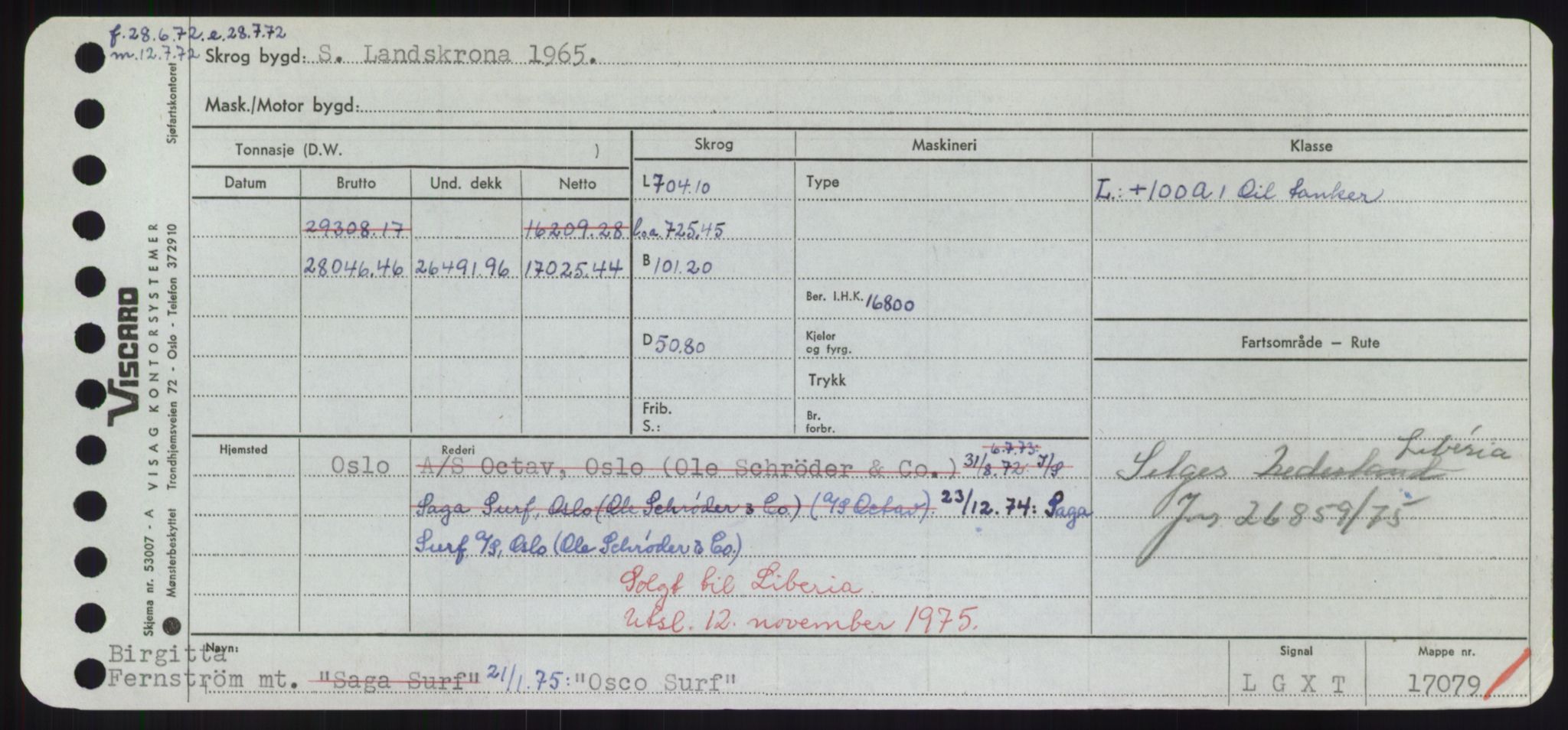 Sjøfartsdirektoratet med forløpere, Skipsmålingen, AV/RA-S-1627/H/Hd/L0028: Fartøy, O, p. 433