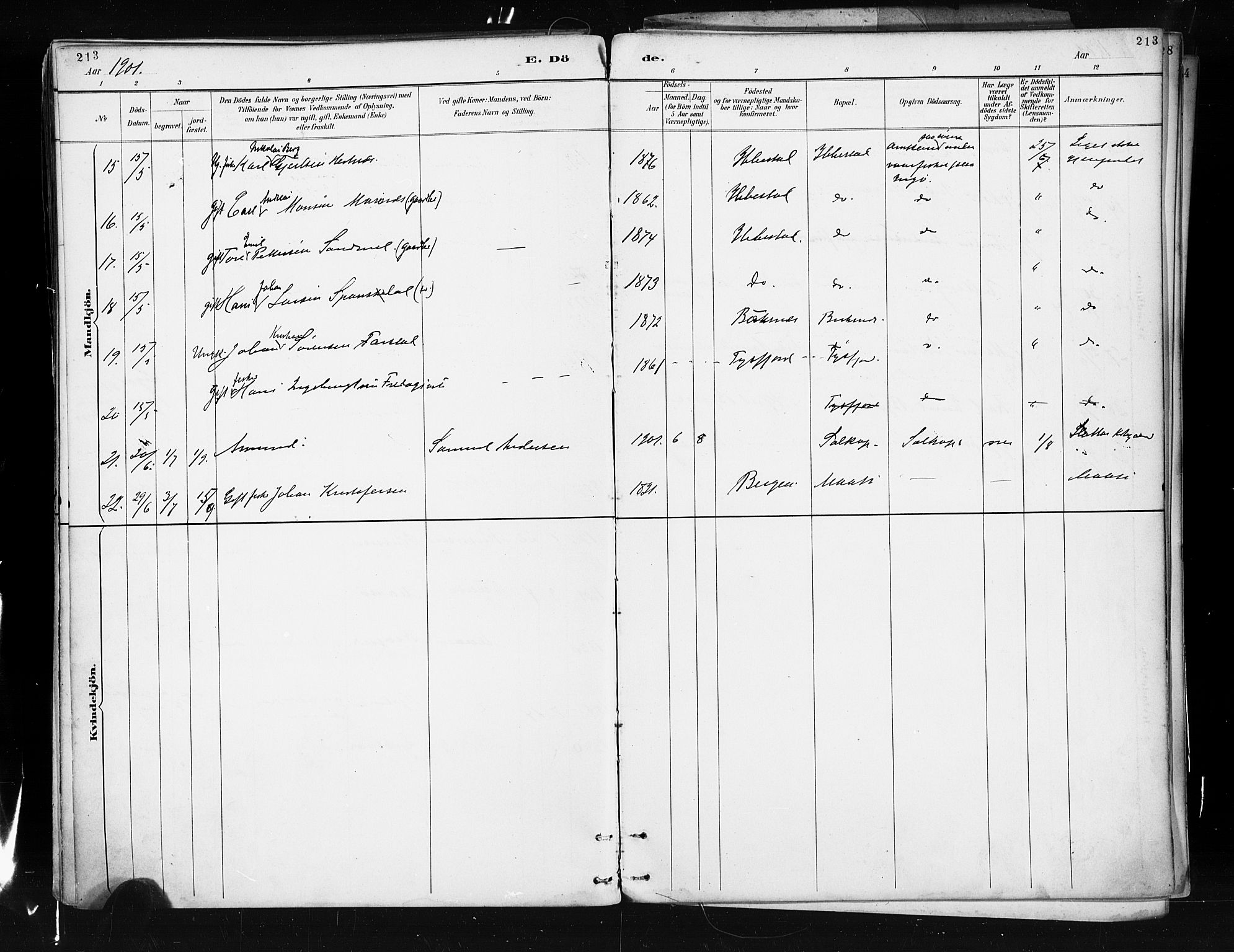 Måsøy sokneprestkontor, AV/SATØ-S-1348/H/Ha/L0005kirke: Parish register (official) no. 5, 1892-1902, p. 213