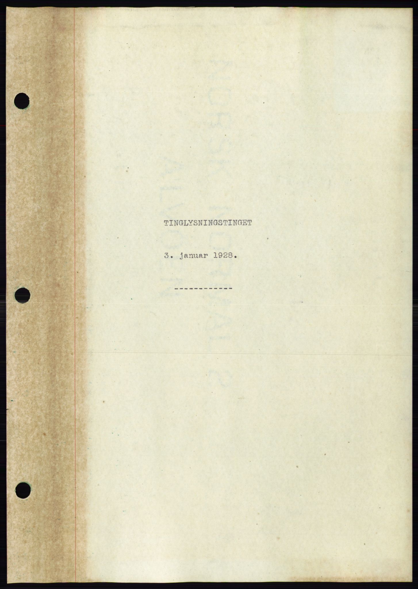 Ålesund byfogd, AV/SAT-A-4384: Mortgage book no. 24, 1928-1929, Deed date: 03.01.1928