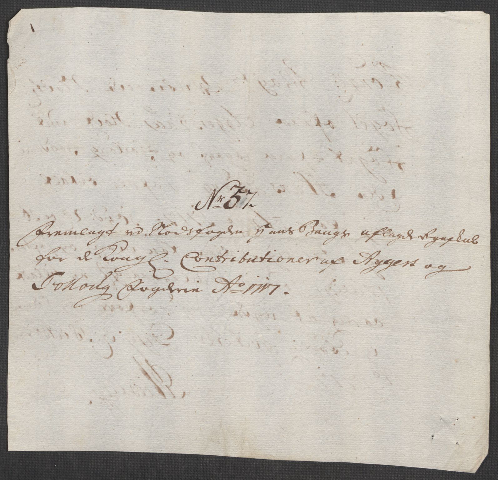 Rentekammeret inntil 1814, Reviderte regnskaper, Fogderegnskap, AV/RA-EA-4092/R10/L0455: Fogderegnskap Aker og Follo, 1717, p. 312