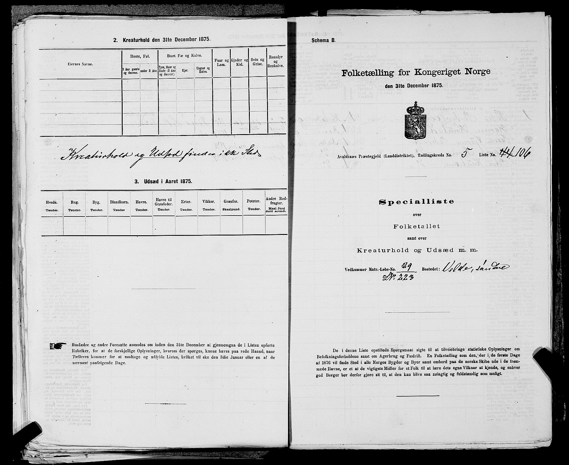 SAST, 1875 census for 1147L Avaldsnes/Avaldsnes og Kopervik, 1875, p. 885