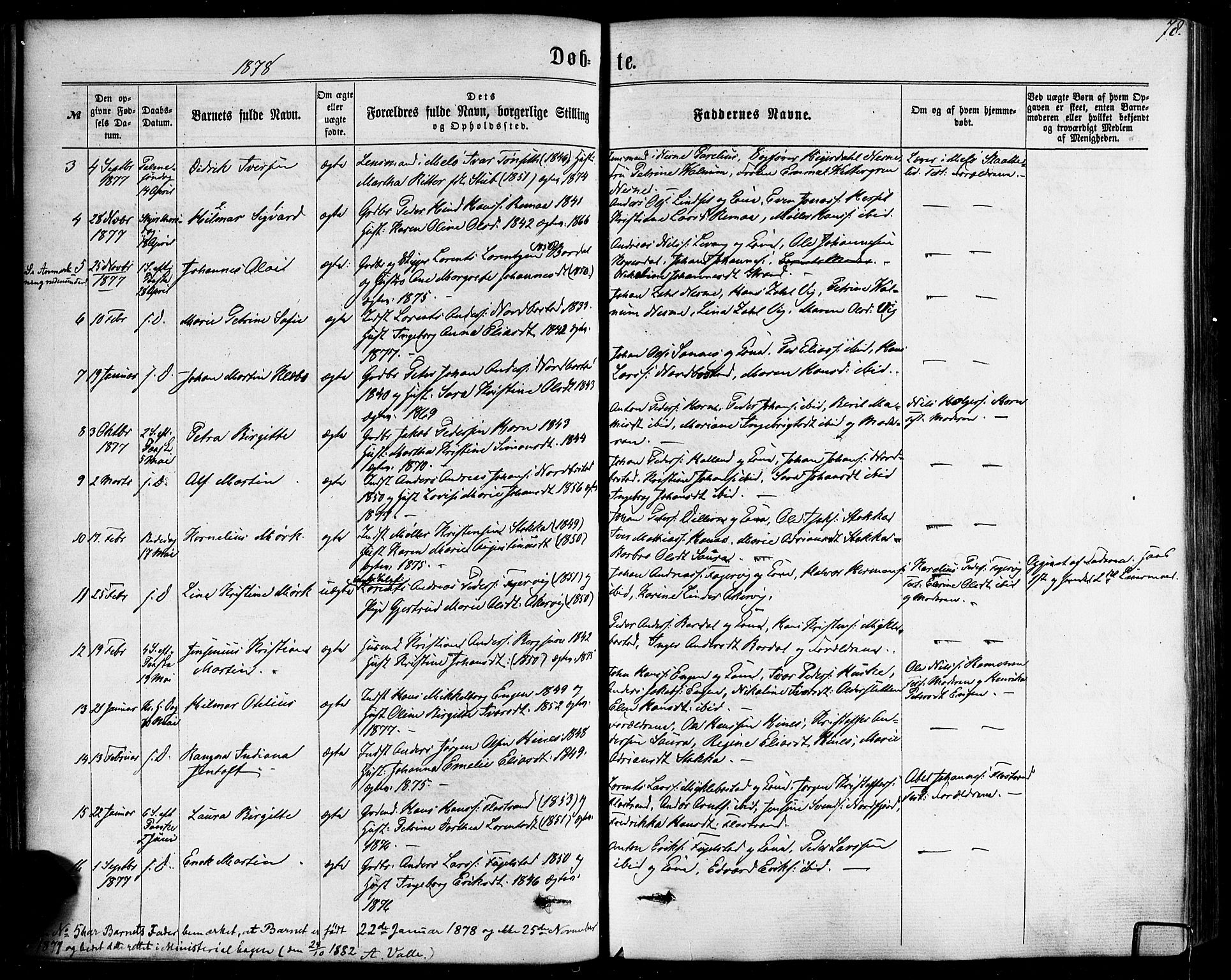 Ministerialprotokoller, klokkerbøker og fødselsregistre - Nordland, SAT/A-1459/838/L0551: Parish register (official) no. 838A09, 1864-1880, p. 78