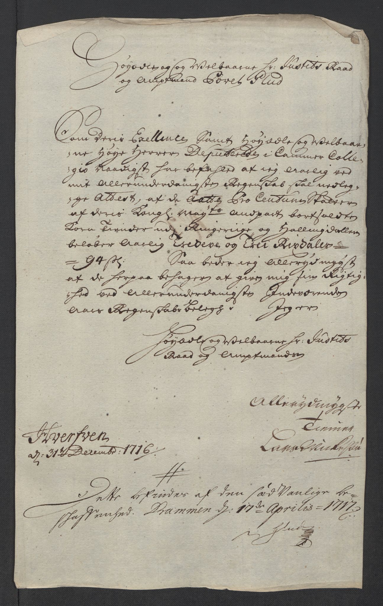 Rentekammeret inntil 1814, Reviderte regnskaper, Fogderegnskap, AV/RA-EA-4092/R23/L1474: Fogderegnskap Ringerike og Hallingdal, 1716, p. 49