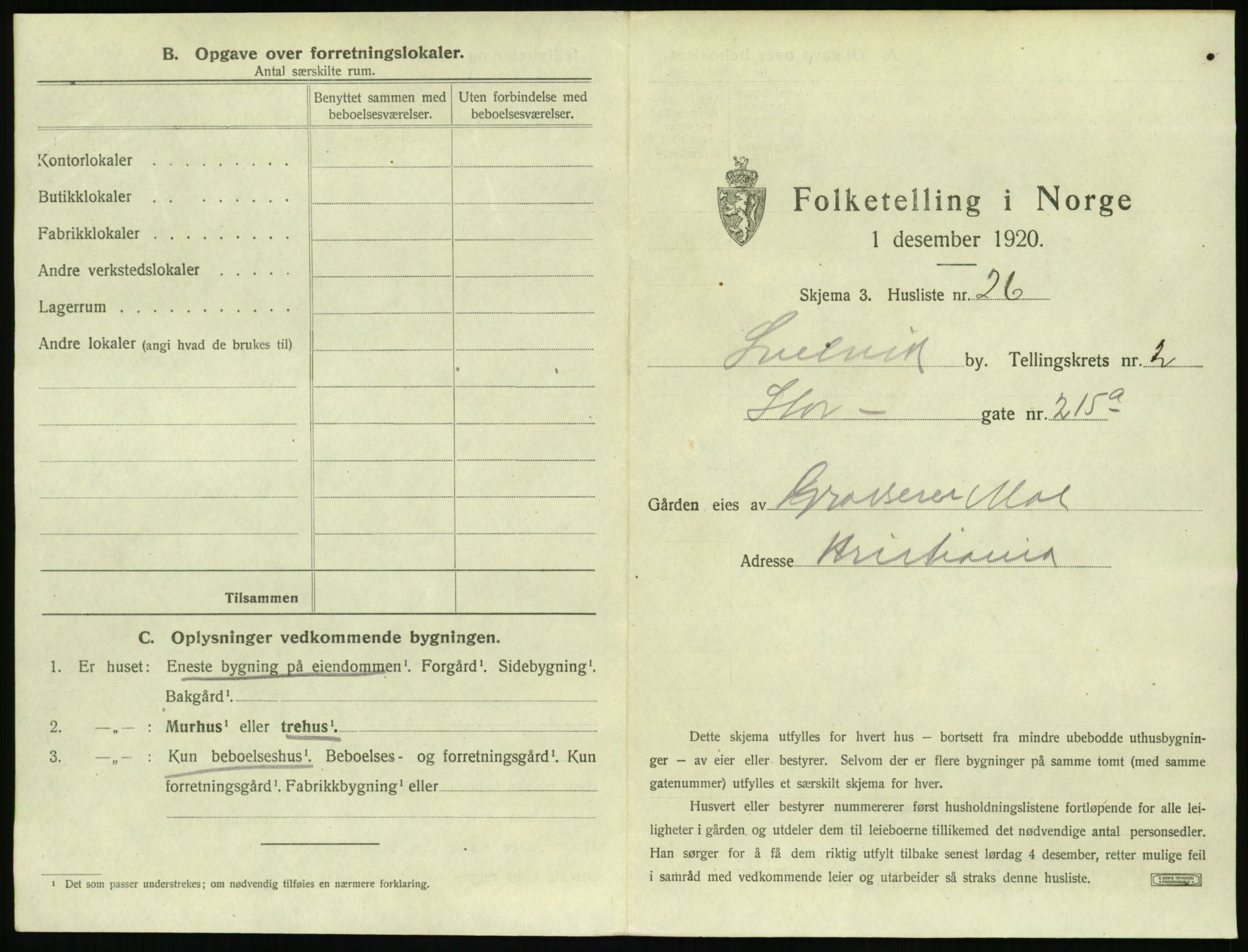 SAKO, 1920 census for Svelvik, 1920, p. 325