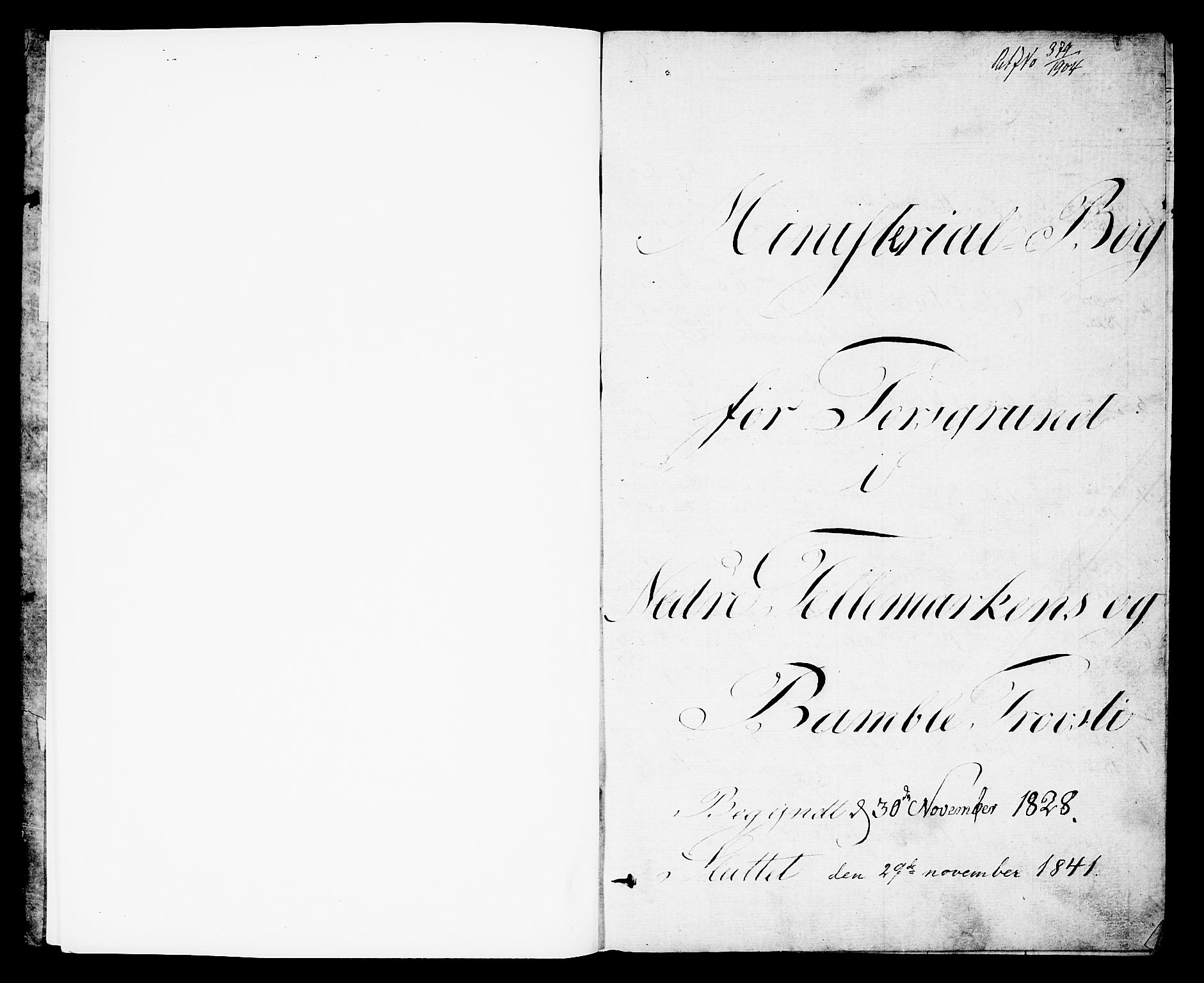 Porsgrunn kirkebøker , SAKO/A-104/G/Gb/L0002: Parish register (copy) no. II 2, 1828-1841