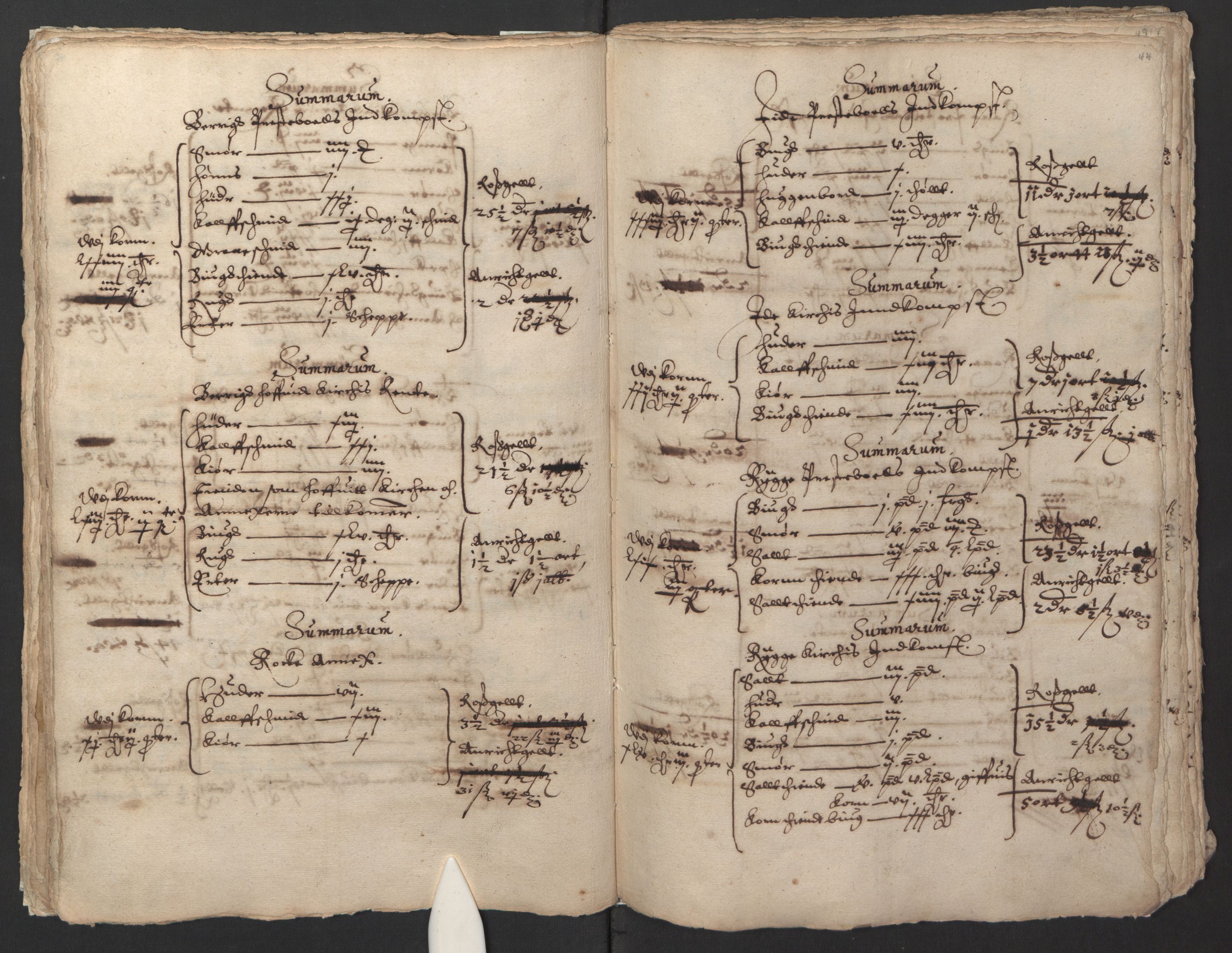 Stattholderembetet 1572-1771, AV/RA-EA-2870/Ek/L0014/0001: Jordebøker til utlikning av rosstjeneste 1624-1626: / Kirke- og prestebolsinntekter i Oslo og Hamar bispedømme, 1625-1626, p. 46