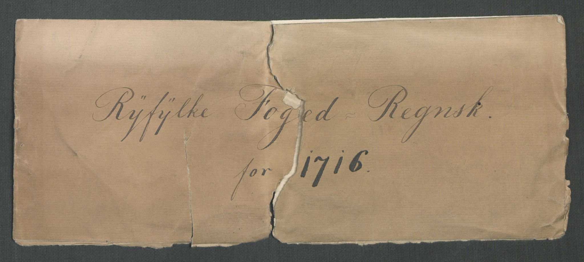 Rentekammeret inntil 1814, Reviderte regnskaper, Fogderegnskap, RA/EA-4092/R47/L2869: Fogderegnskap Ryfylke, 1716, p. 4