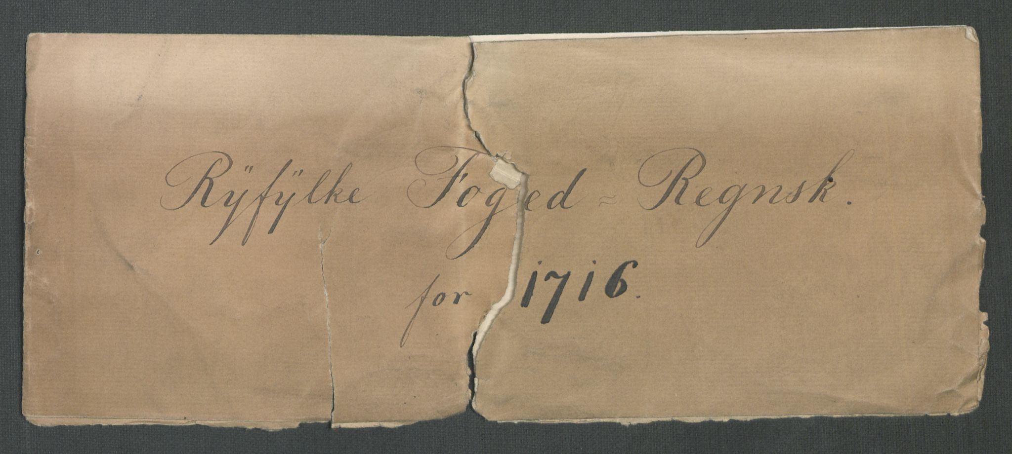 Rentekammeret inntil 1814, Reviderte regnskaper, Fogderegnskap, AV/RA-EA-4092/R47/L2869: Fogderegnskap Ryfylke, 1716, p. 4