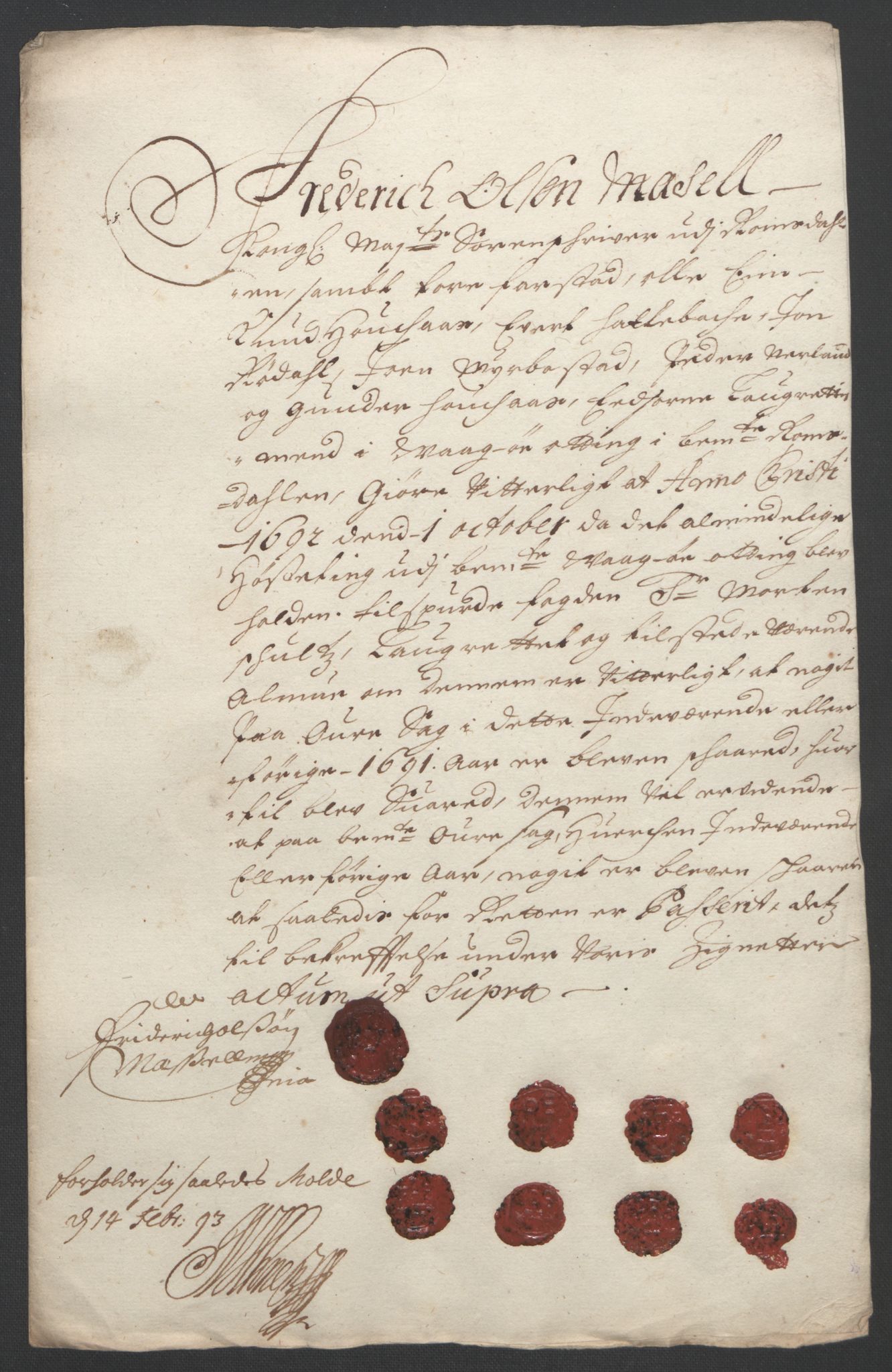 Rentekammeret inntil 1814, Reviderte regnskaper, Fogderegnskap, AV/RA-EA-4092/R55/L3650: Fogderegnskap Romsdal, 1692, p. 81