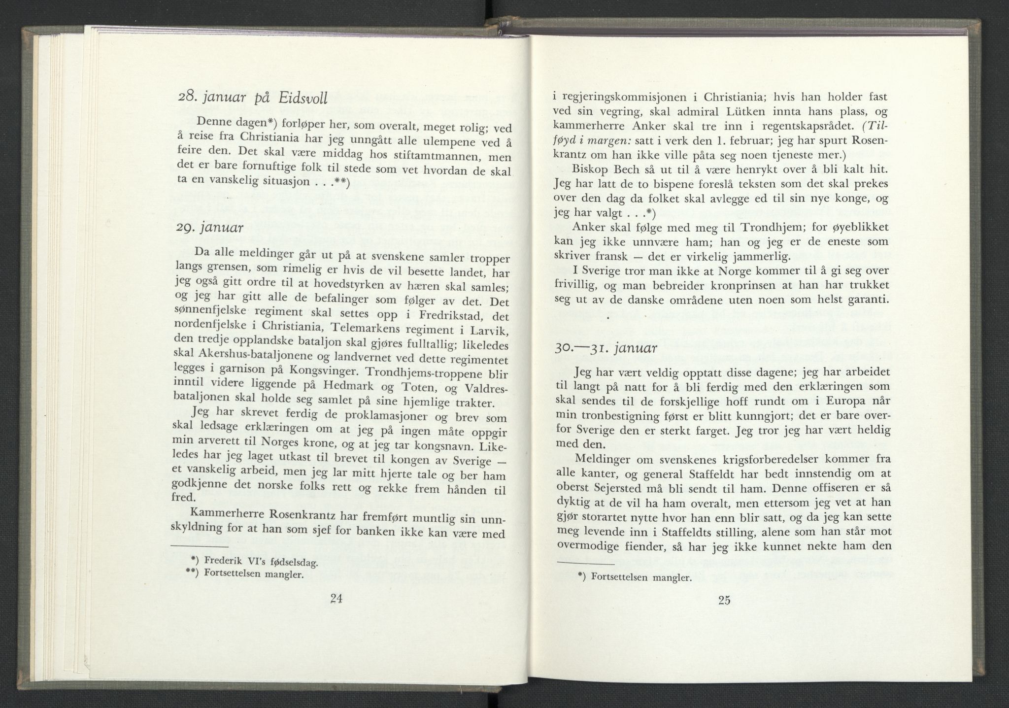 Andre publikasjoner, PUBL/PUBL-999/0003/0002: Christian Frederiks dagbok fra 1814 (1954), 1814, p. 16