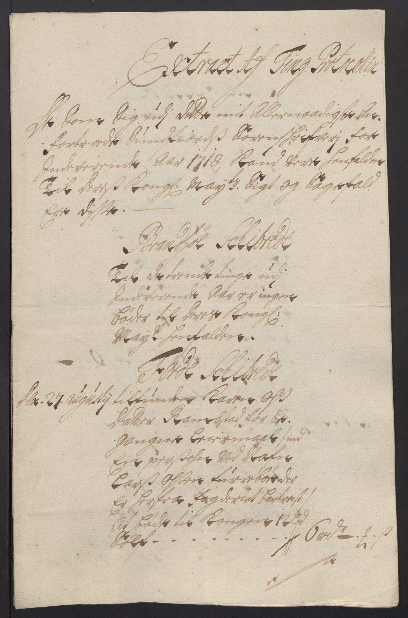Rentekammeret inntil 1814, Reviderte regnskaper, Fogderegnskap, RA/EA-4092/R53/L3441: Fogderegnskap Sunn- og Nordfjord, 1717-1718, p. 326