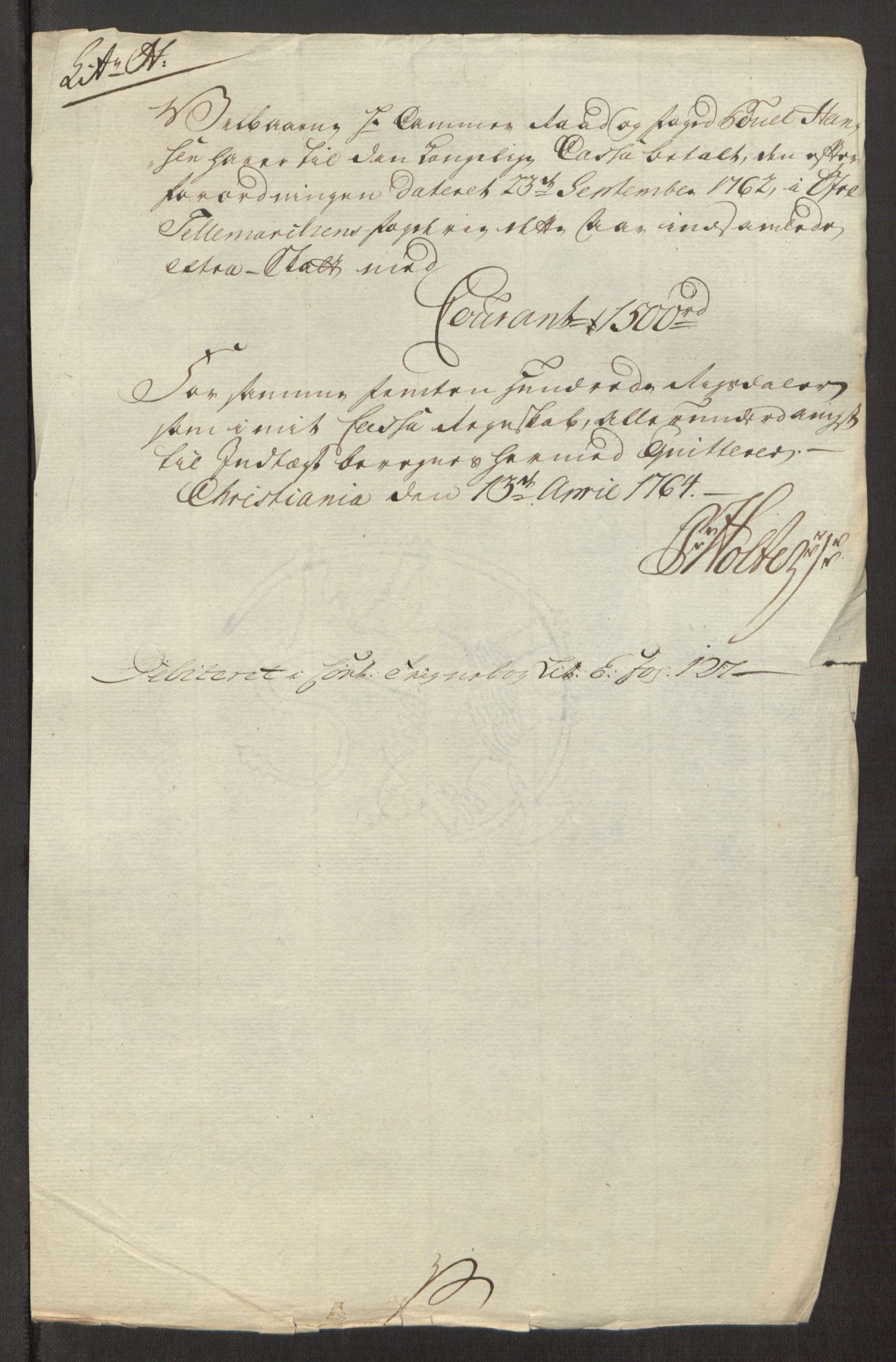 Rentekammeret inntil 1814, Reviderte regnskaper, Fogderegnskap, AV/RA-EA-4092/R38/L2293: Ekstraskatten Øvre Telemark, 1762-1770, p. 34