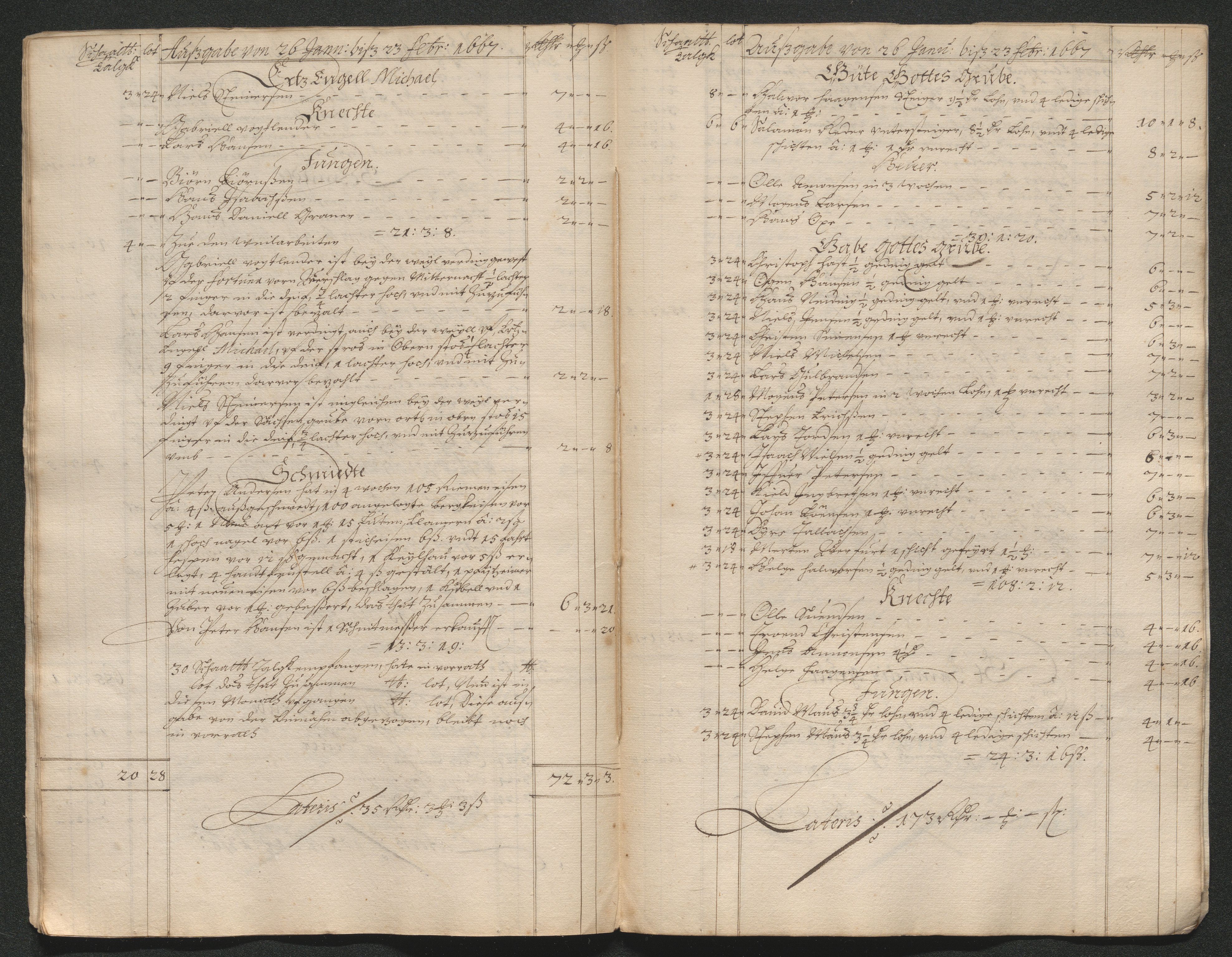 Kongsberg Sølvverk 1623-1816, AV/SAKO-EA-3135/001/D/Dc/Dcd/L0040: Utgiftsregnskap for gruver m.m., 1667, p. 867