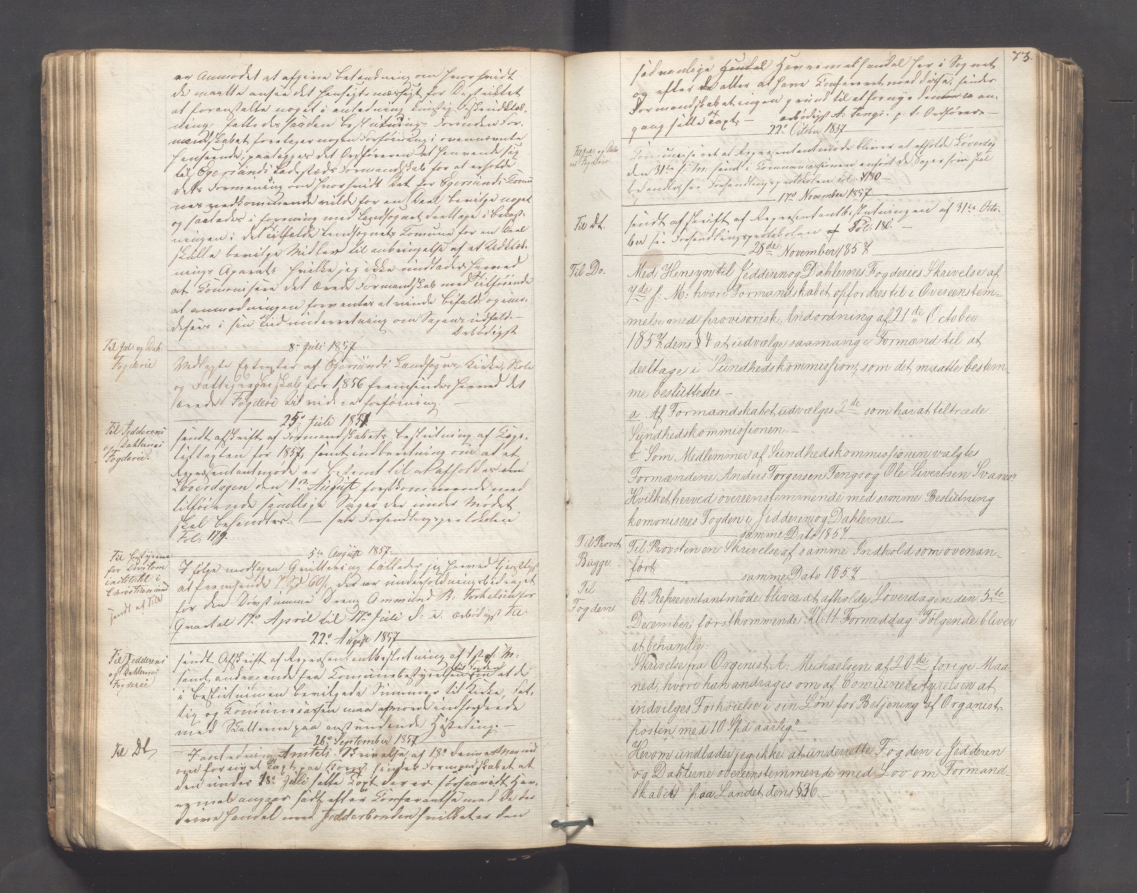 Eigersund kommune (Herredet) - Formannskapet, IKAR/K-100447/B/L0001: Kopibok, 1837-1904, p. 73