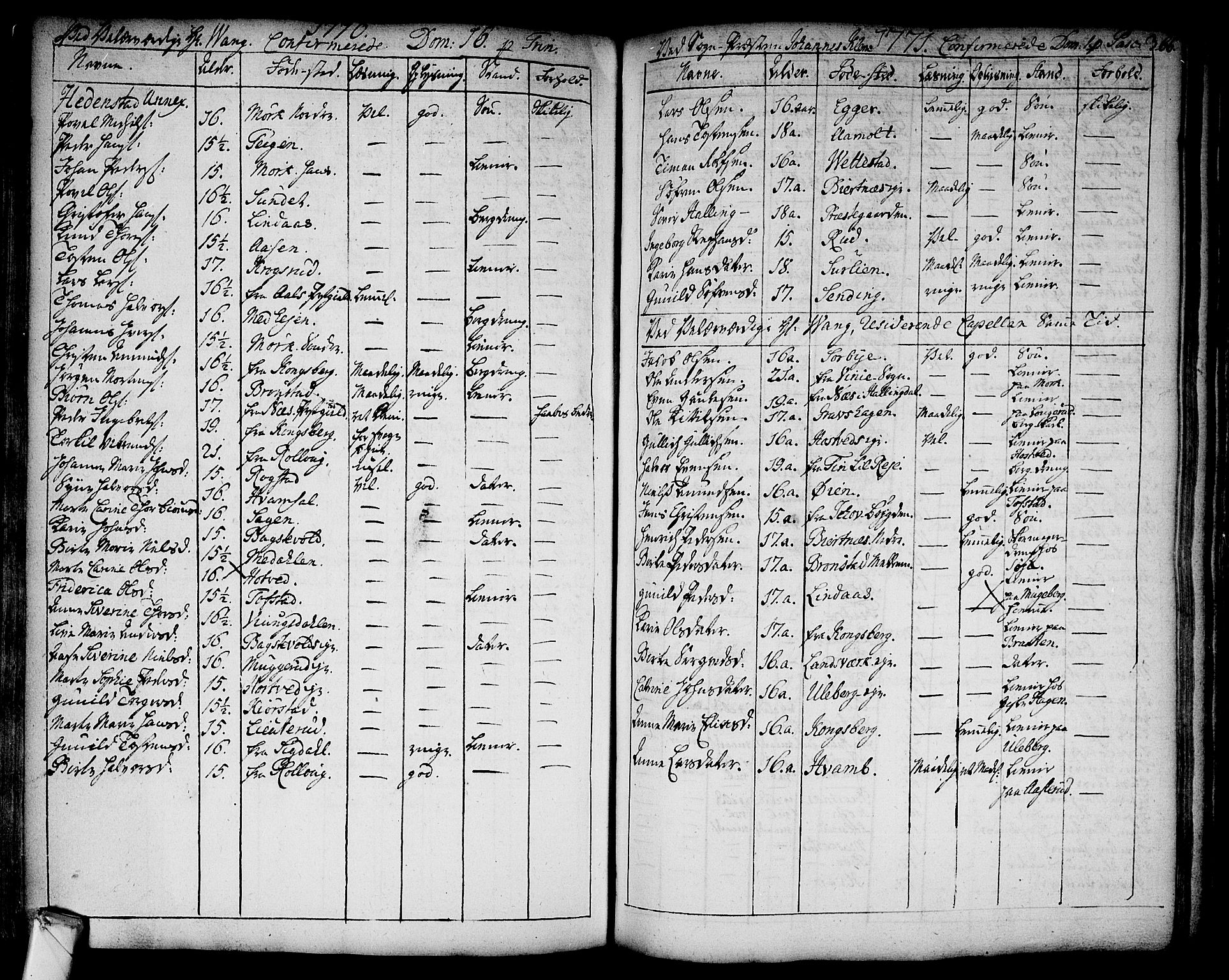 Sandsvær kirkebøker, SAKO/A-244/F/Fa/L0002a: Parish register (official) no. I 2, 1725-1809, p. 366