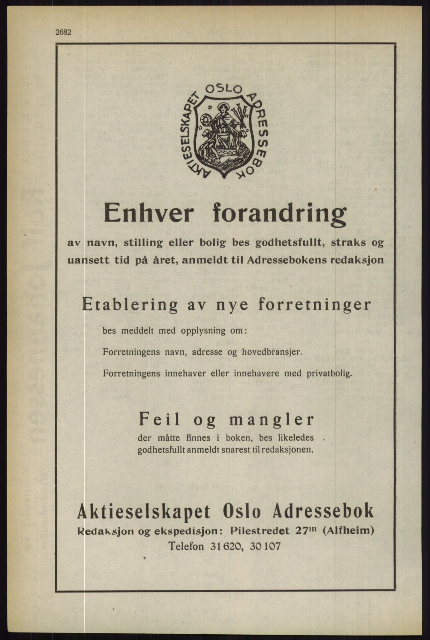 Kristiania/Oslo adressebok, PUBL/-, 1944, p. 2682