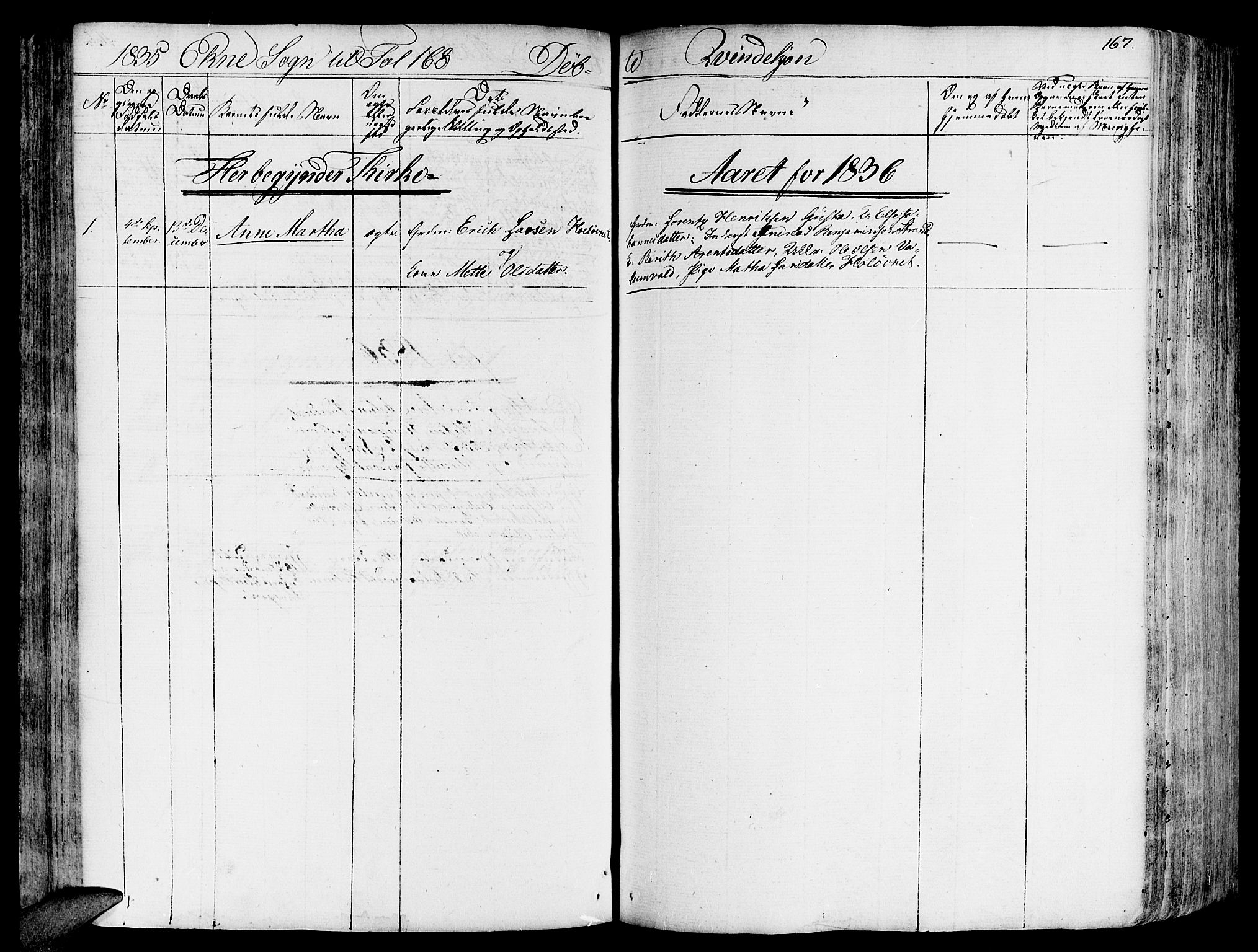 Ministerialprotokoller, klokkerbøker og fødselsregistre - Nord-Trøndelag, AV/SAT-A-1458/717/L0152: Parish register (official) no. 717A05 /2, 1828-1836, p. 167