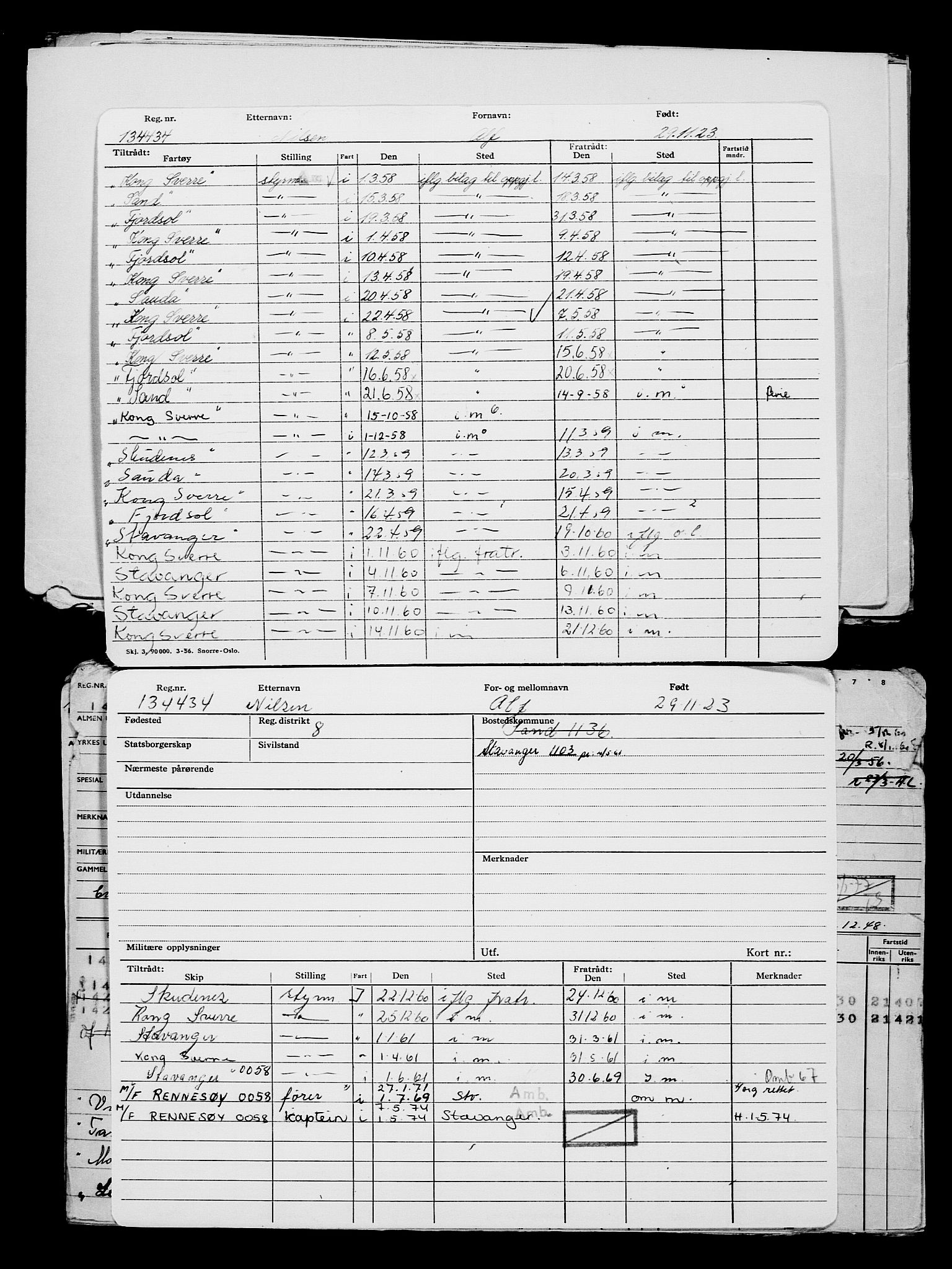 Direktoratet for sjømenn, AV/RA-S-3545/G/Gb/L0225: Hovedkort, 1923, p. 339