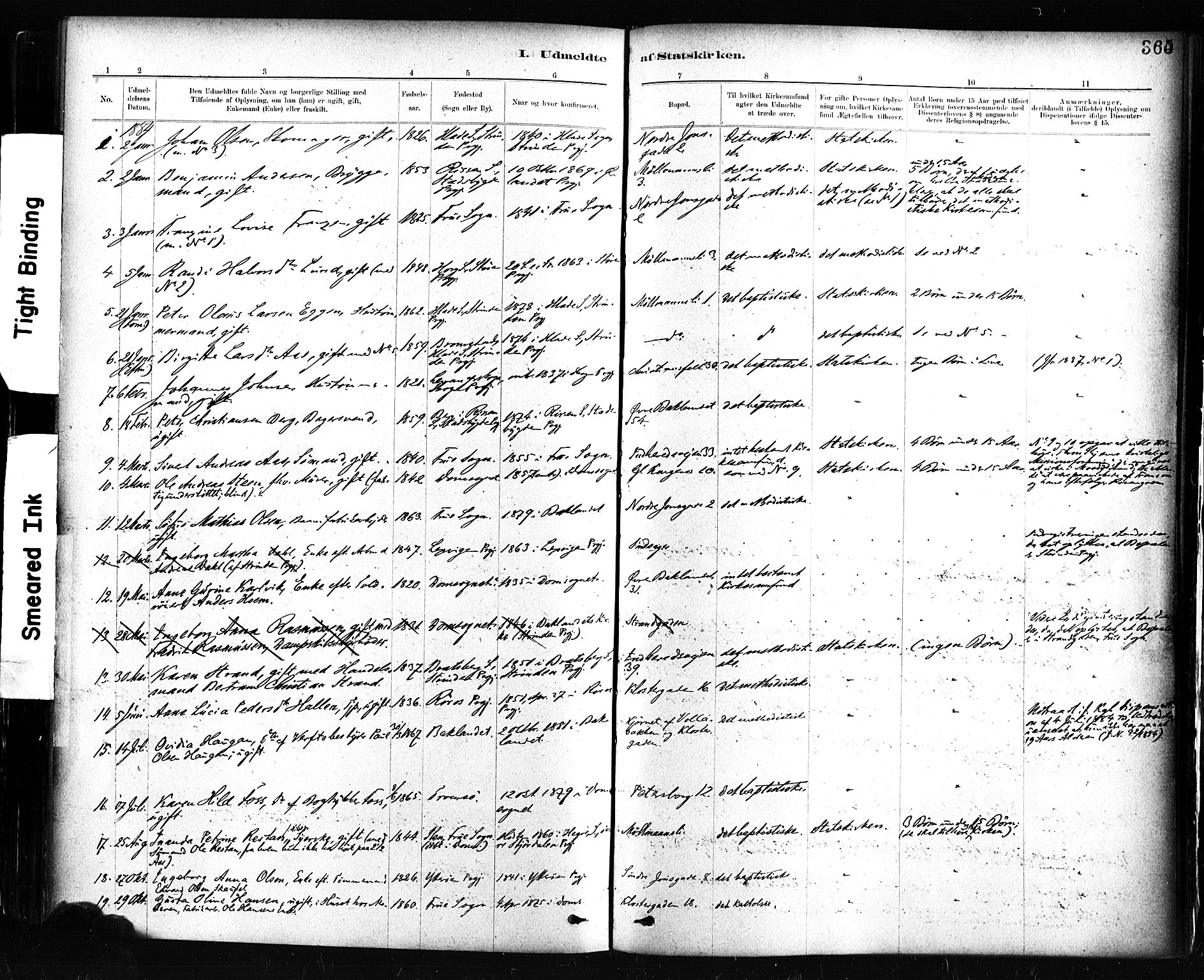 Ministerialprotokoller, klokkerbøker og fødselsregistre - Sør-Trøndelag, SAT/A-1456/604/L0189: Parish register (official) no. 604A10, 1878-1892, p. 365