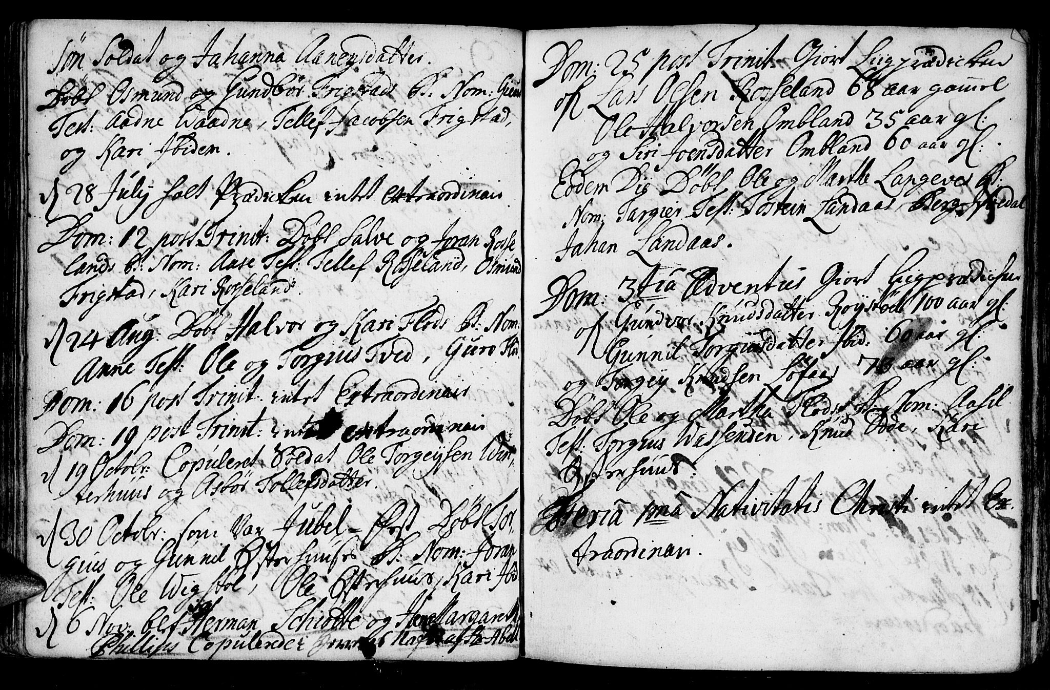 Evje sokneprestkontor, AV/SAK-1111-0008/F/Fa/Faa/L0001: Parish register (official) no. A 1, 1705-1760, p. 83