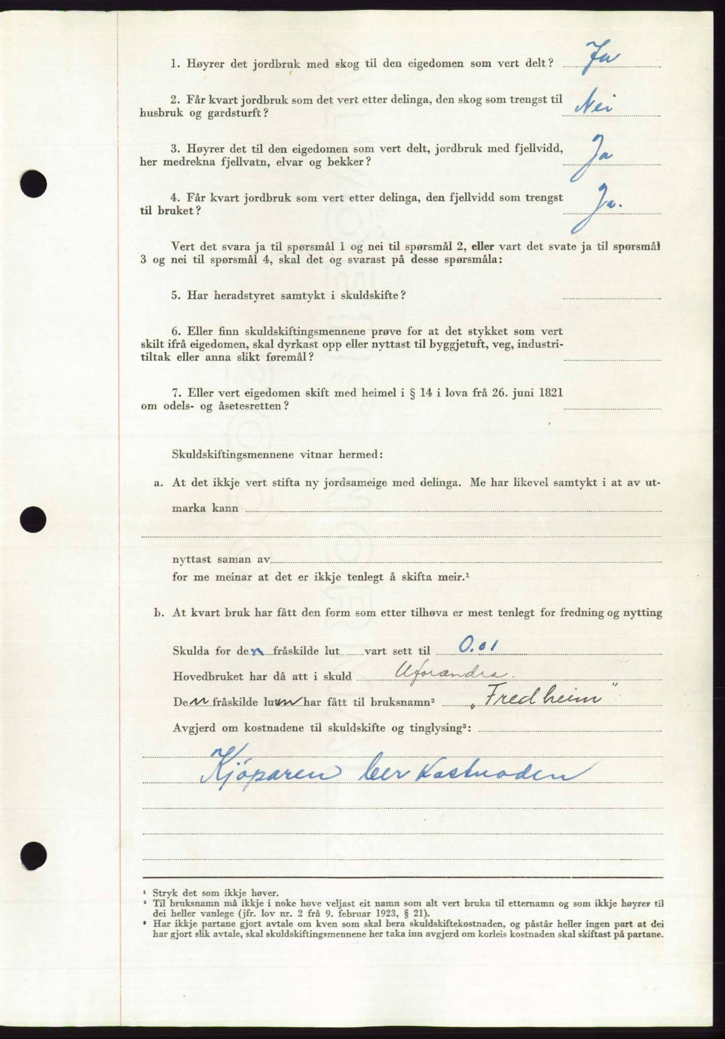 Søre Sunnmøre sorenskriveri, AV/SAT-A-4122/1/2/2C/L0094: Mortgage book no. 20A, 1953-1953, Diary no: : 404/1953