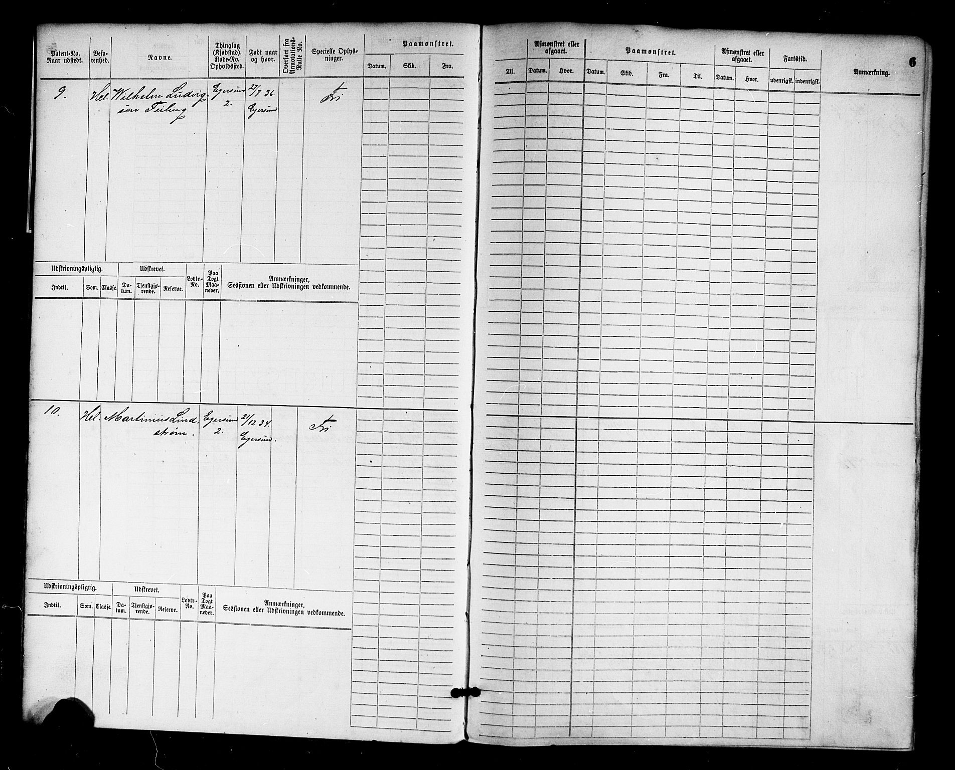 Egersund mønstringskrets, AV/SAK-2031-0019/F/Fb/L0001: Hovedrulle nr 1-666, O-3, 1868-1920, p. 7