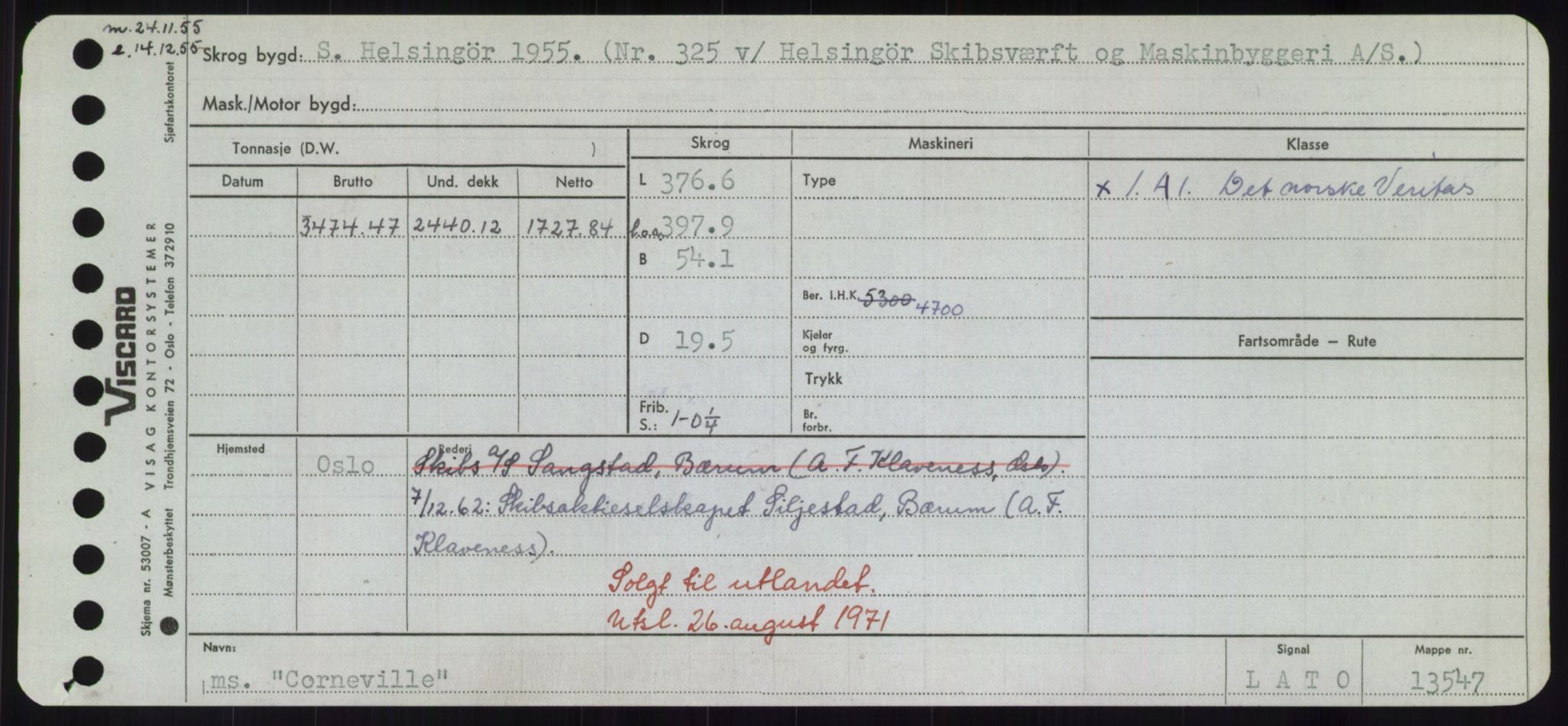 Sjøfartsdirektoratet med forløpere, Skipsmålingen, RA/S-1627/H/Hd/L0008: Fartøy, C-D, p. 229