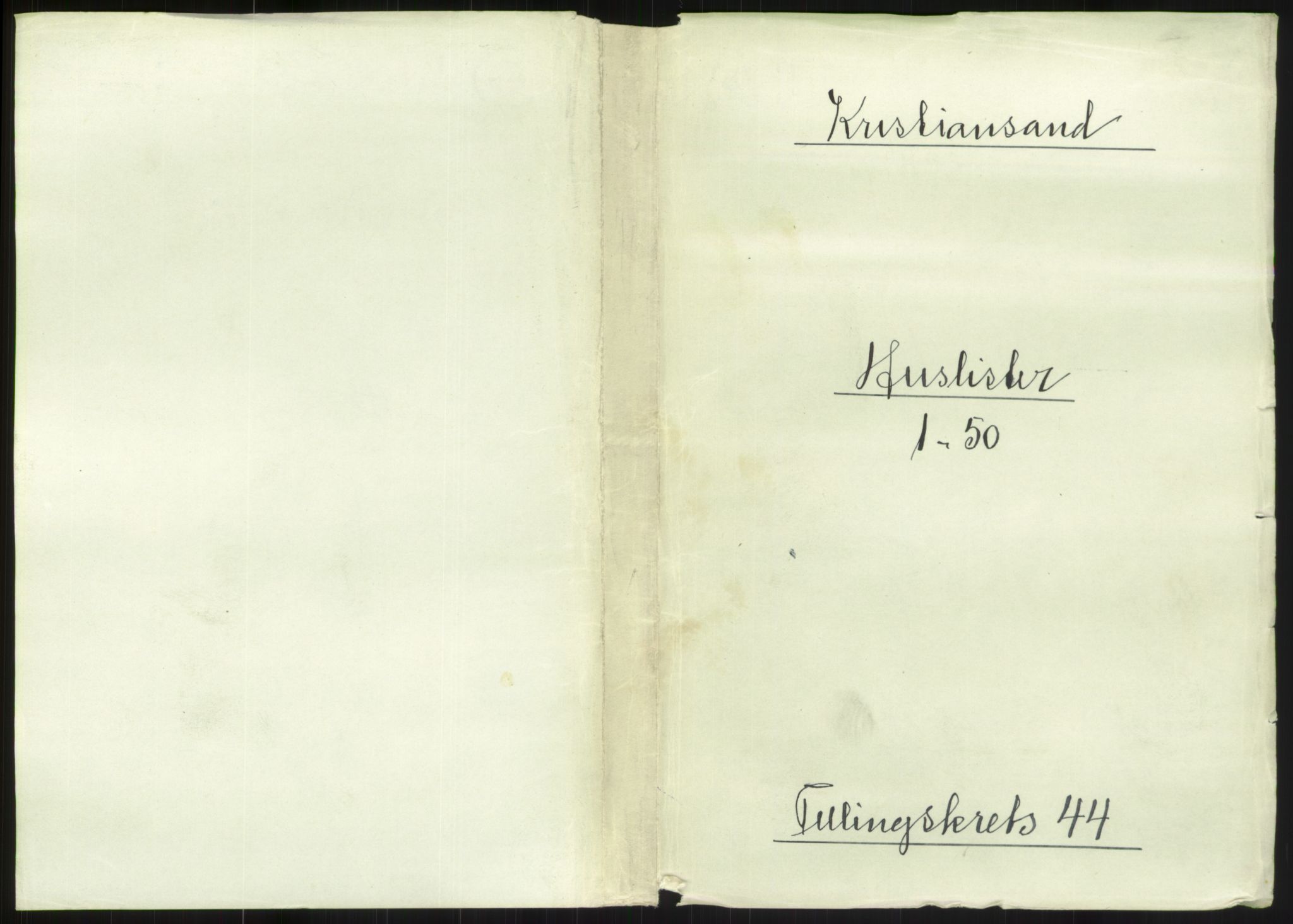 RA, 1891 census for 1001 Kristiansand, 1891, p. 2336