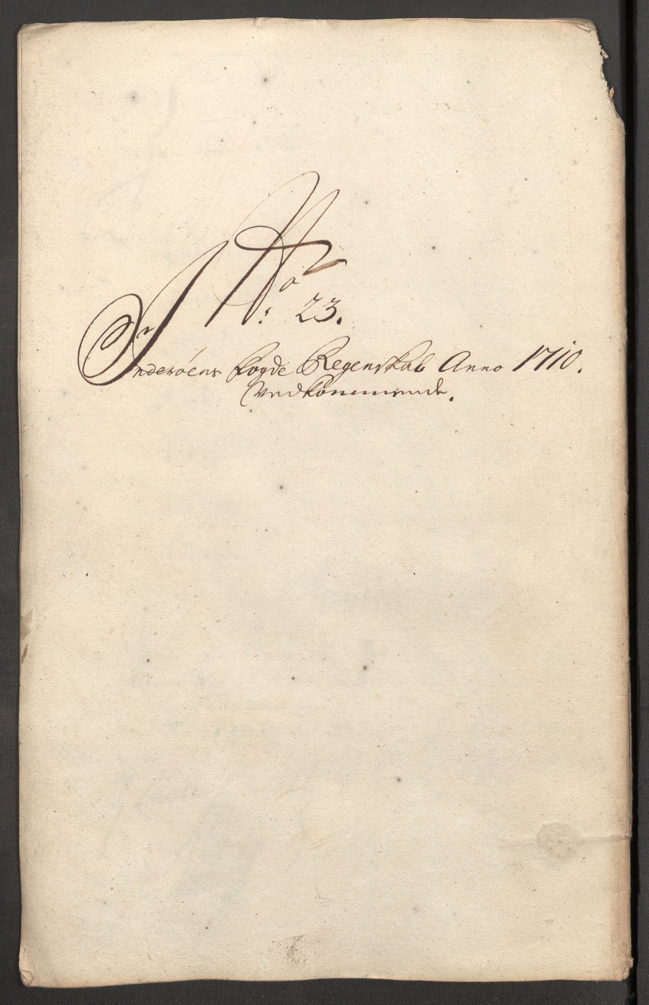 Rentekammeret inntil 1814, Reviderte regnskaper, Fogderegnskap, RA/EA-4092/R63/L4318: Fogderegnskap Inderøy, 1710, p. 228