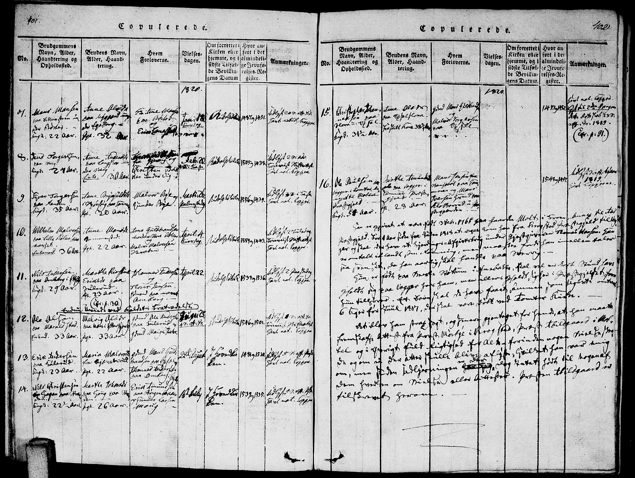 Enebakk prestekontor Kirkebøker, AV/SAO-A-10171c/F/Fa/L0005: Parish register (official) no. I 5, 1790-1825, p. 401-402