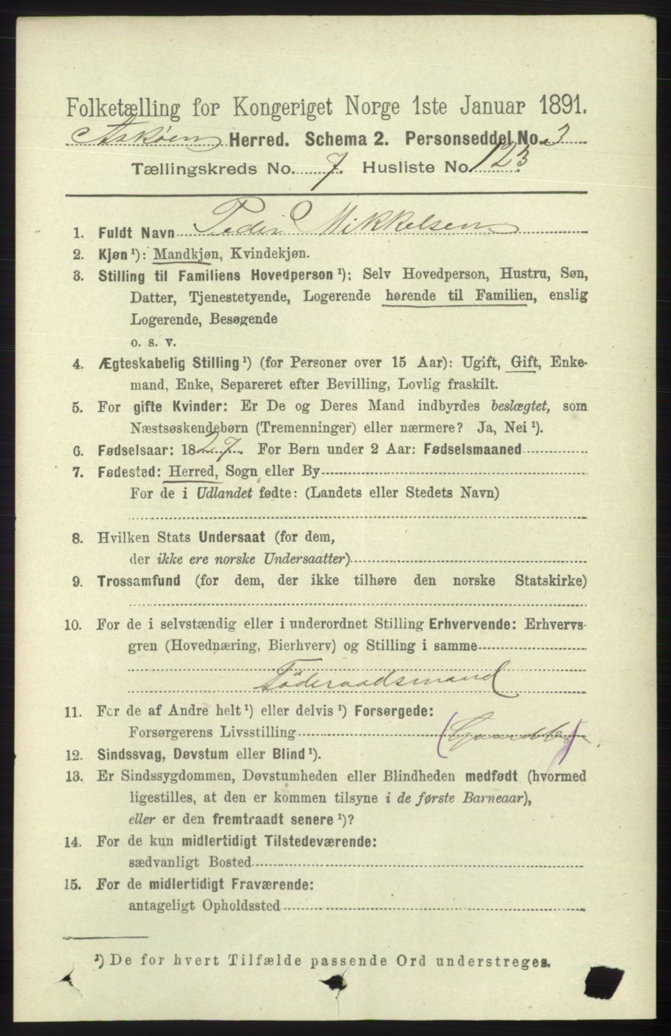 RA, 1891 census for 1247 Askøy, 1891, p. 5316