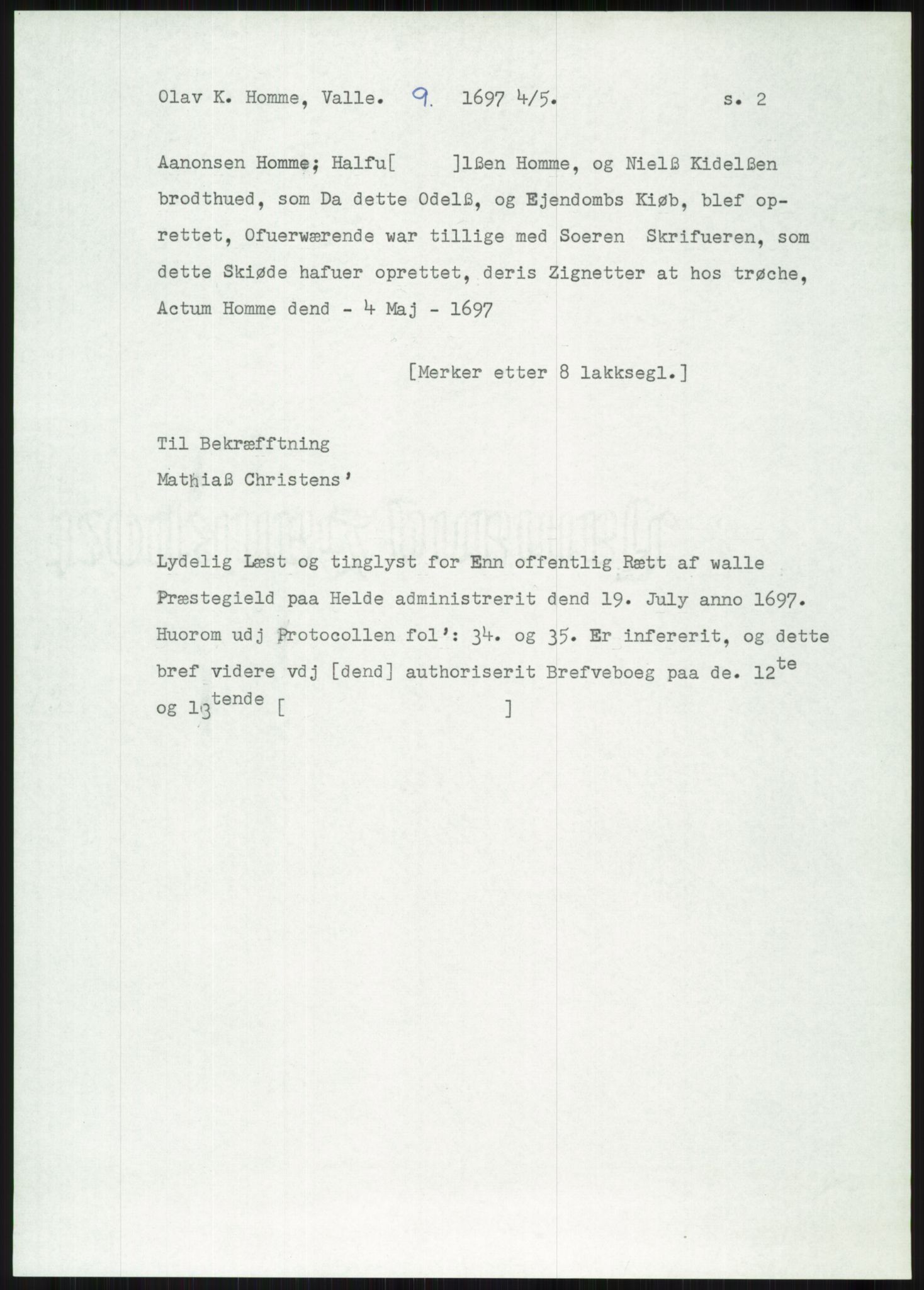 Samlinger til kildeutgivelse, Diplomavskriftsamlingen, AV/RA-EA-4053/H/Ha, p. 2495