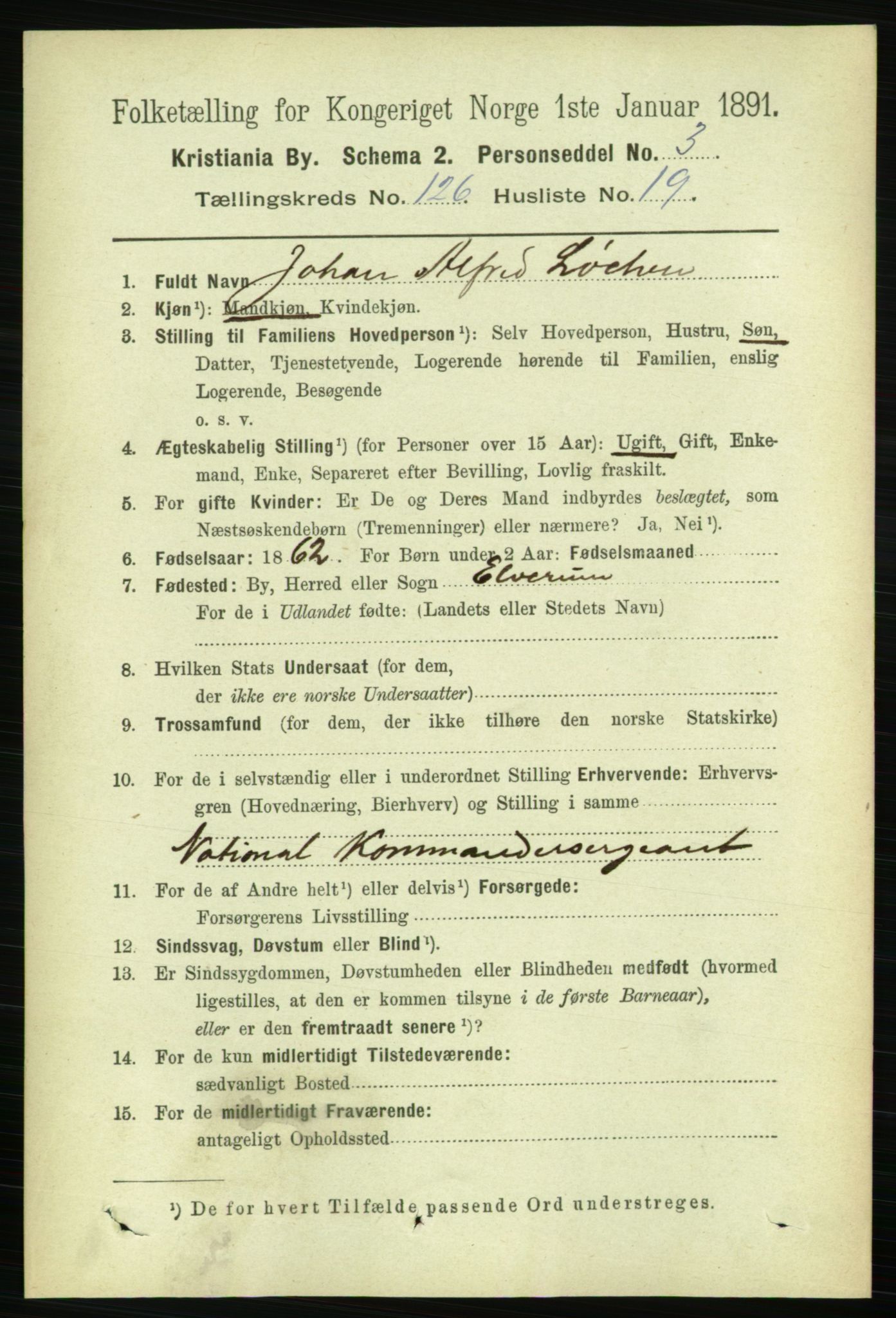 RA, 1891 census for 0301 Kristiania, 1891, p. 67682