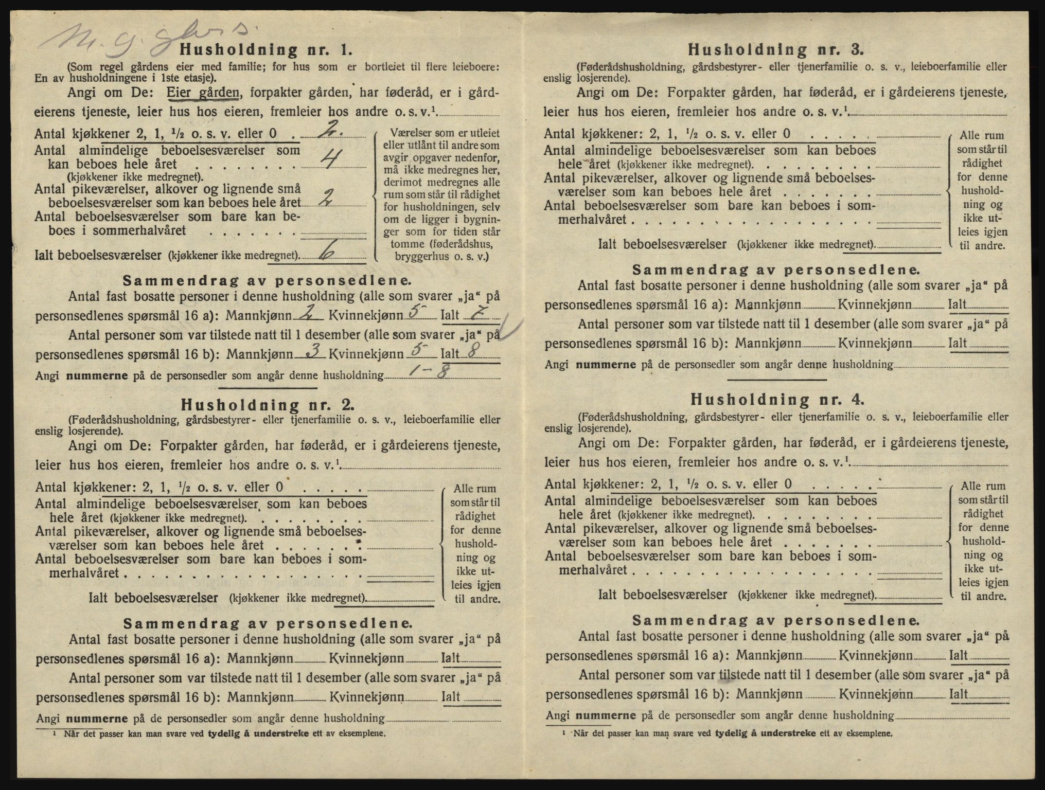 SAO, 1920 census for Eidsberg, 1920, p. 976