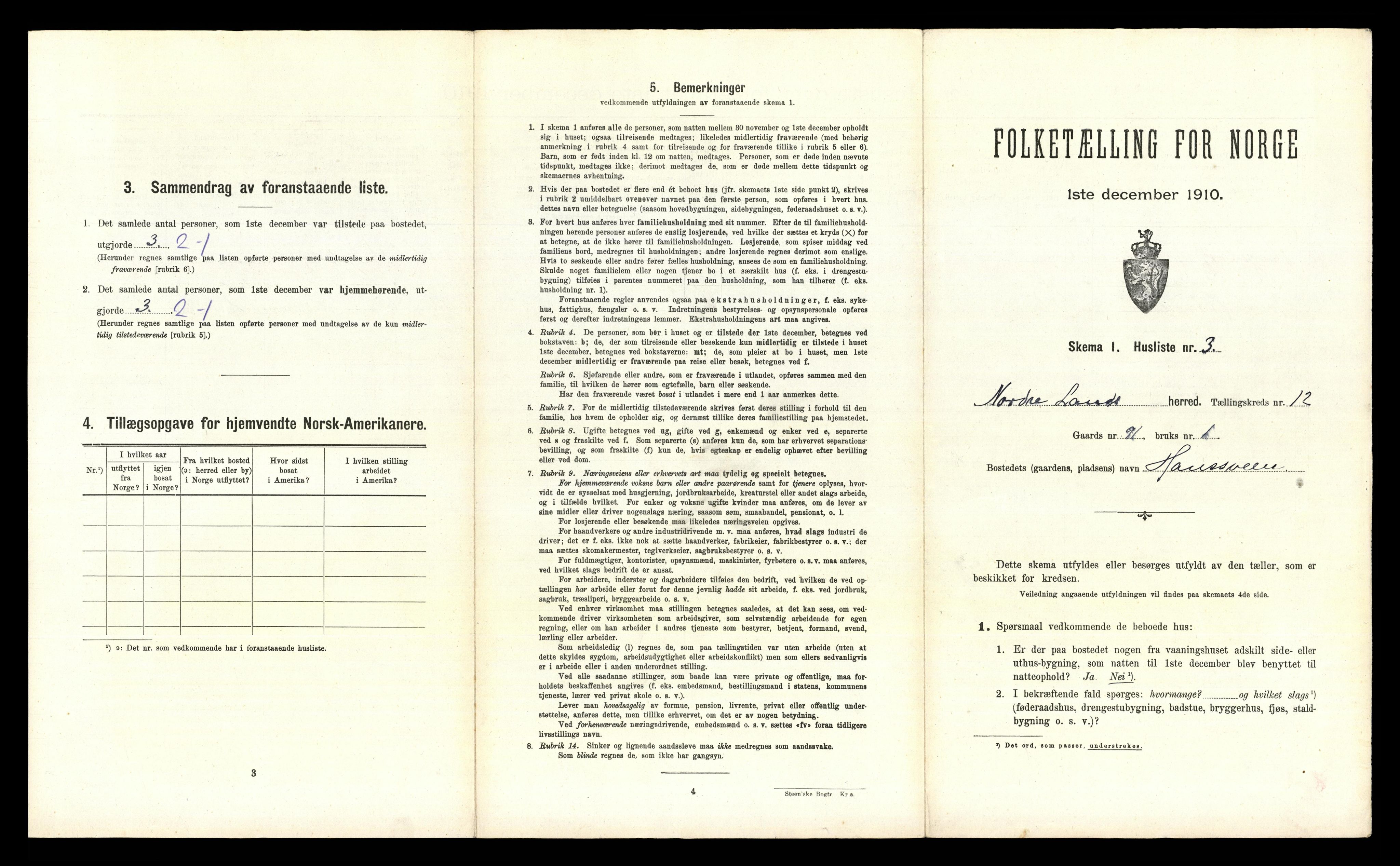 RA, 1910 census for Nordre Land, 1910, p. 1247