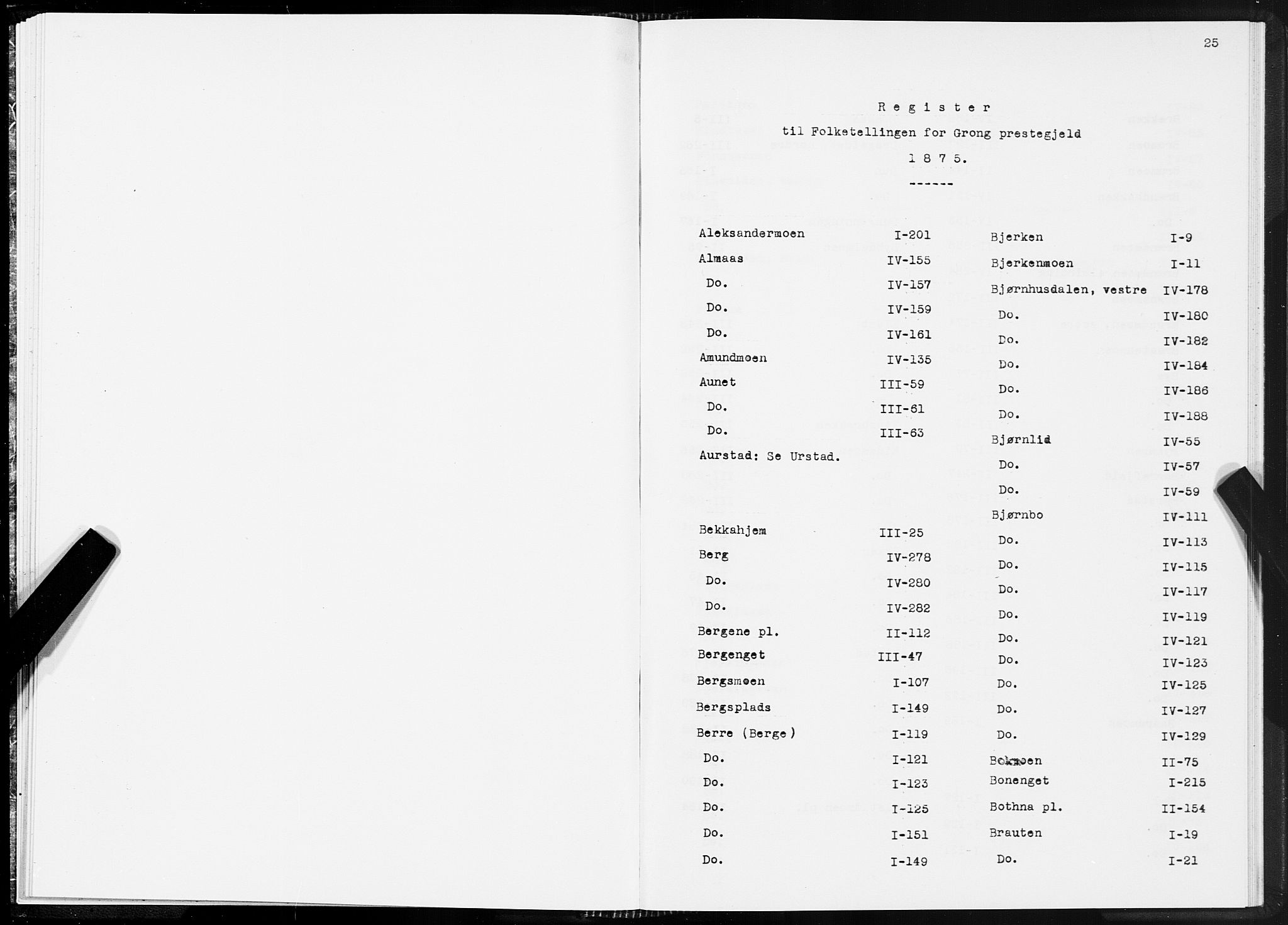 SAT, 1875 census for 1742P Grong, 1875, p. 25