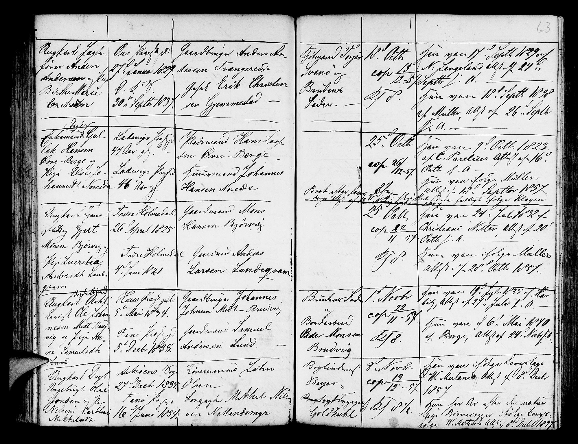 Korskirken sokneprestembete, AV/SAB-A-76101/H/Haa/L0009: Parish register (official) no. A 9, 1743-1861, p. 63