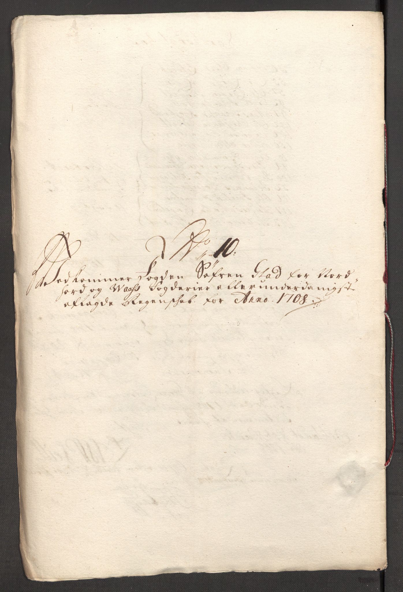 Rentekammeret inntil 1814, Reviderte regnskaper, Fogderegnskap, RA/EA-4092/R51/L3189: Fogderegnskap Nordhordland og Voss, 1708, p. 249