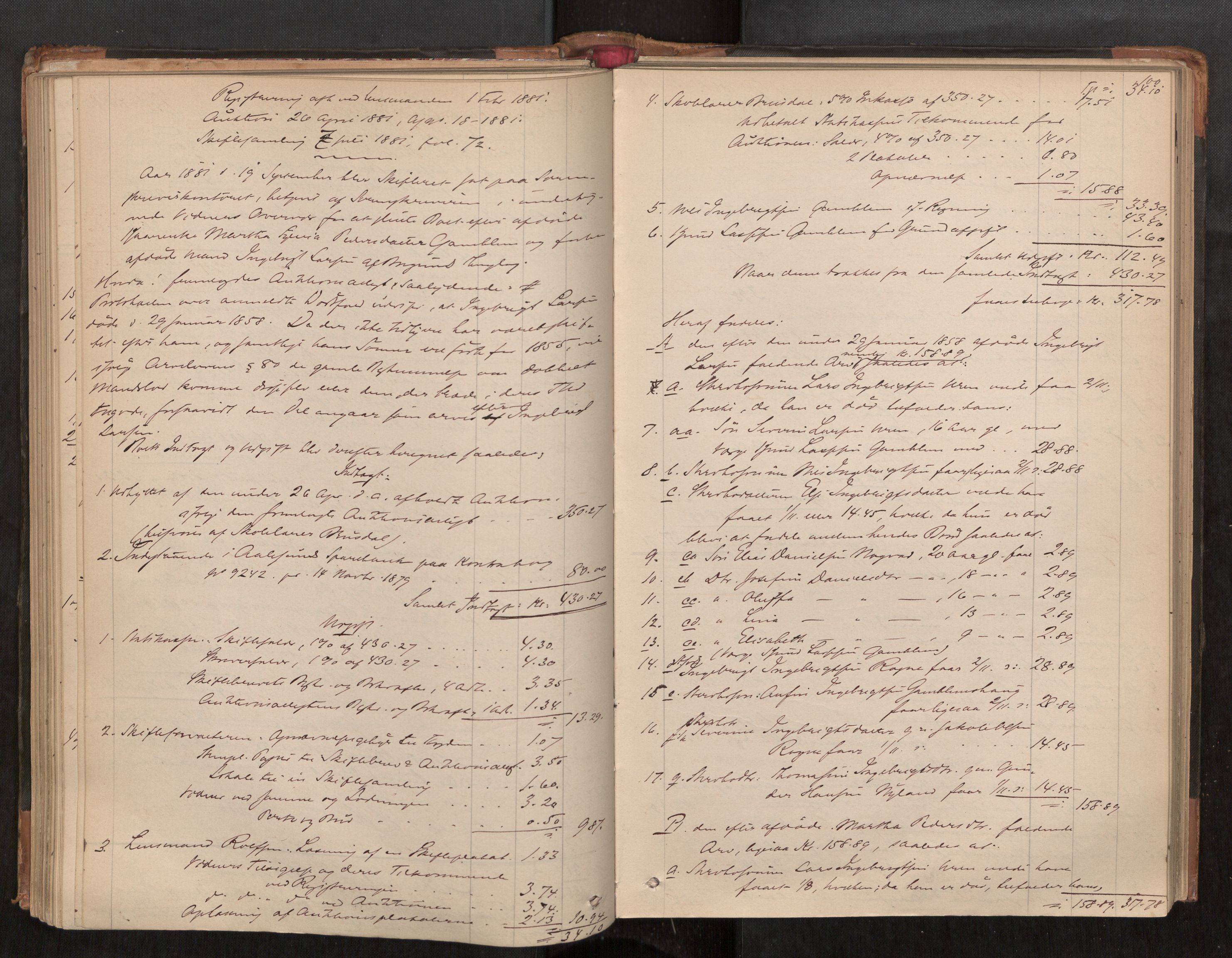 Nordre Sunnmøre sorenskriveri, AV/SAT-A-0006/1/3/3A/L0020: Skiftesluttningsprotokoll 1, 1880-1884, p. 100
