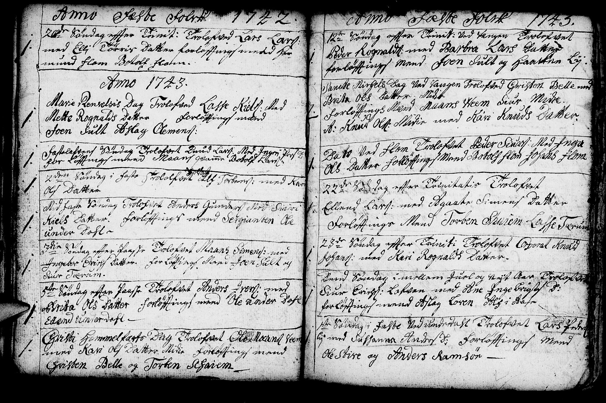 Aurland sokneprestembete, SAB/A-99937/H/Ha/Haa/L0003: Parish register (official) no. A 3, 1735-1761, p. 171