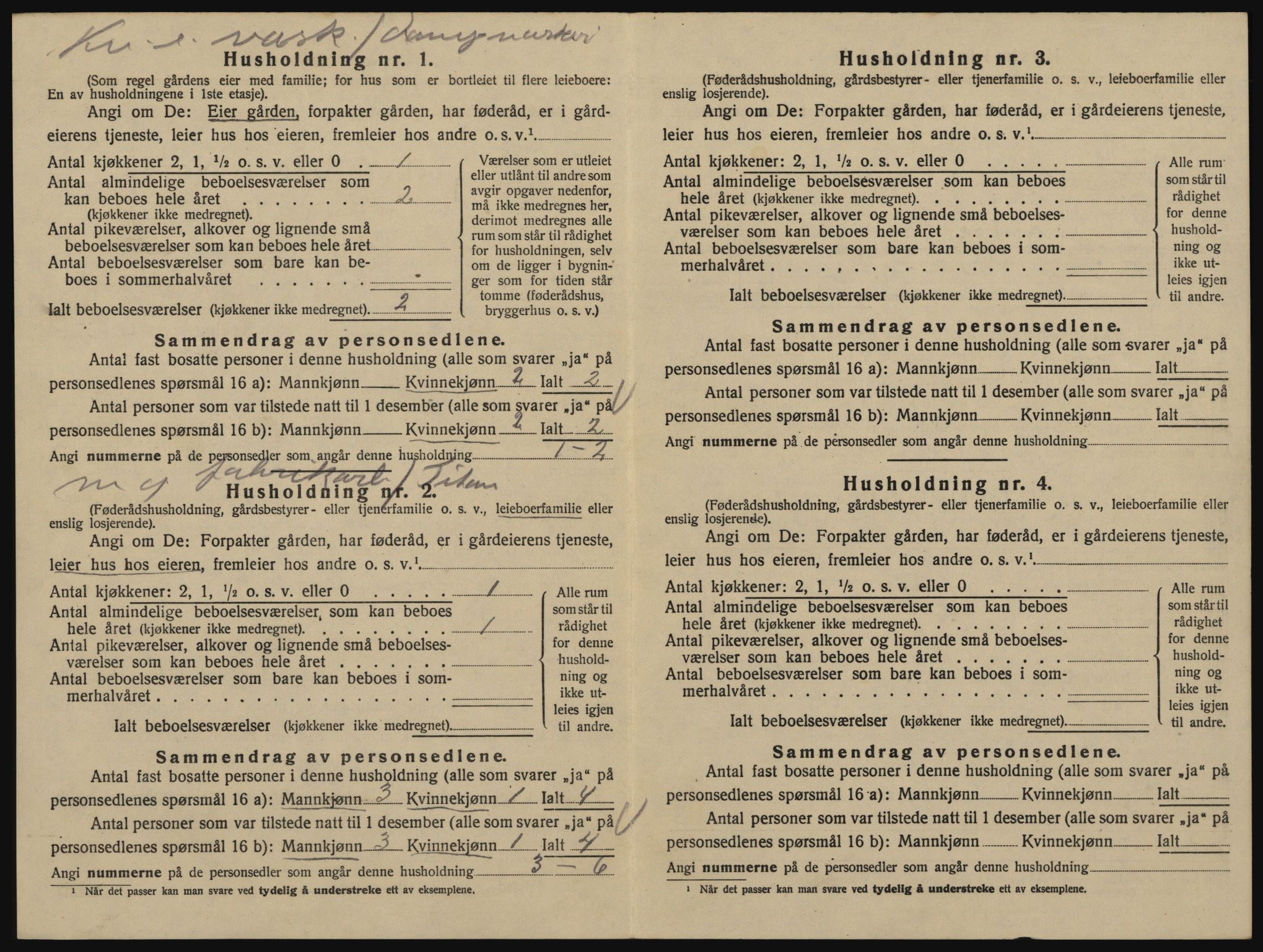 SAO, 1920 census for Glemmen, 1920, p. 2434